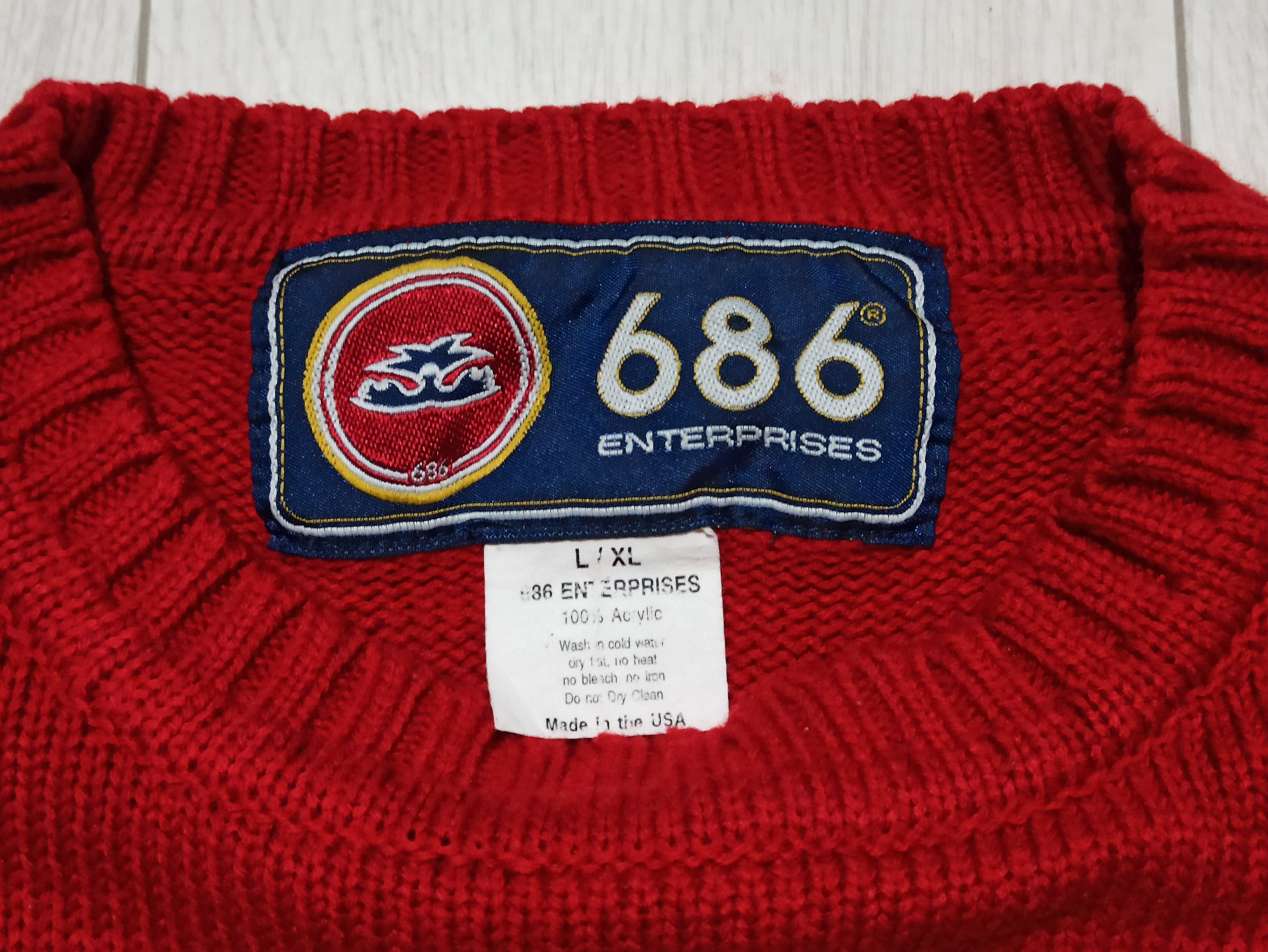 686 × Vintage 686 vintage sweater Size US XL / EU 56 / 4 - 3 Thumbnail