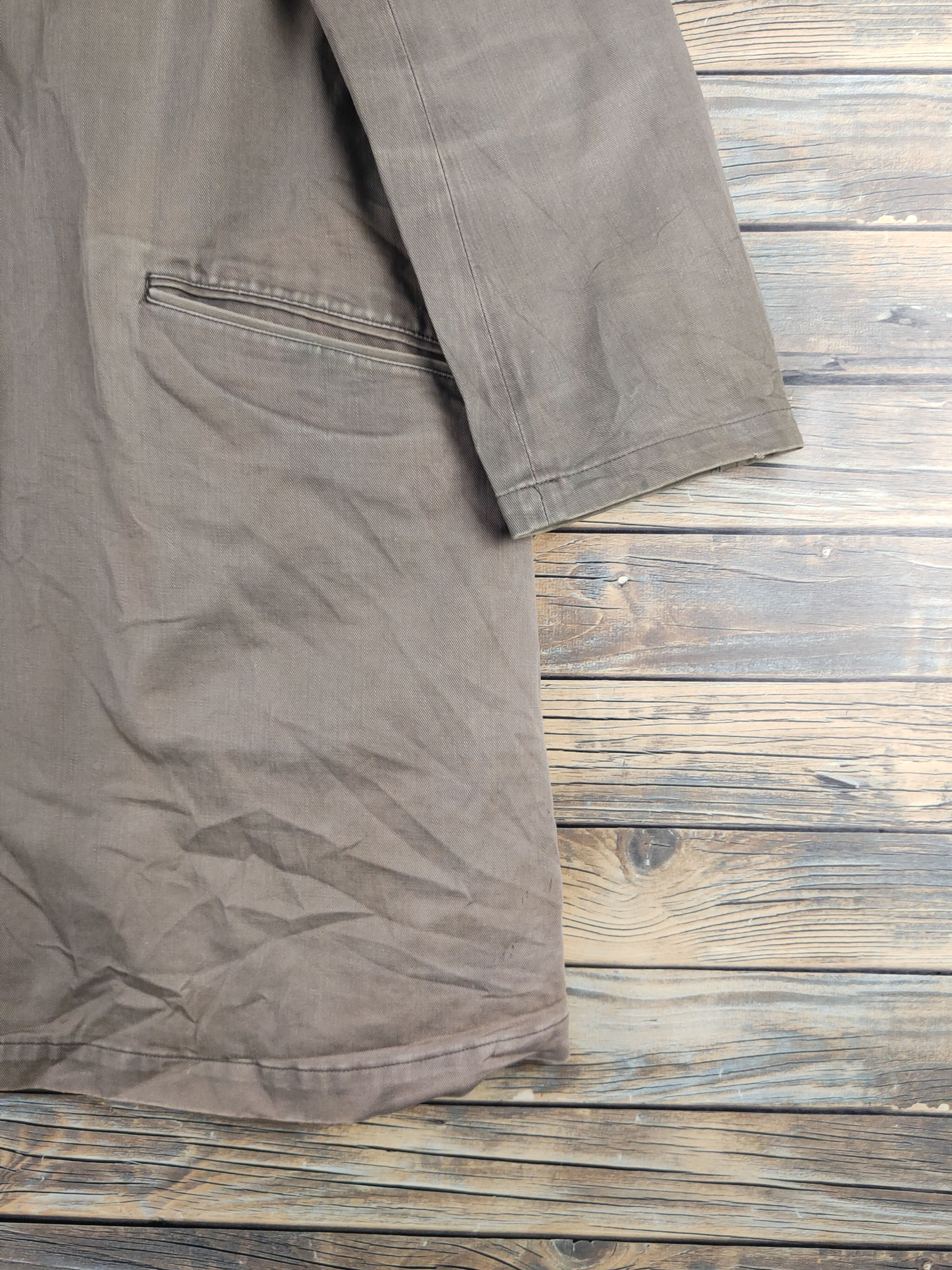 Limi Feu DL Limi Feu Yohji Yamamoto Olive Long Jackets #S2802T Size US S / EU 44-46 / 1 - 6 Thumbnail
