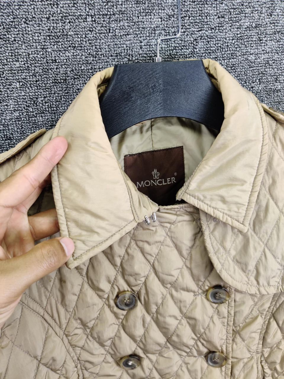 Moncler Nice❗Moncler Quilted Double Button Jacket Size US S / EU 44-46 / 1 - 2 Thumbnail