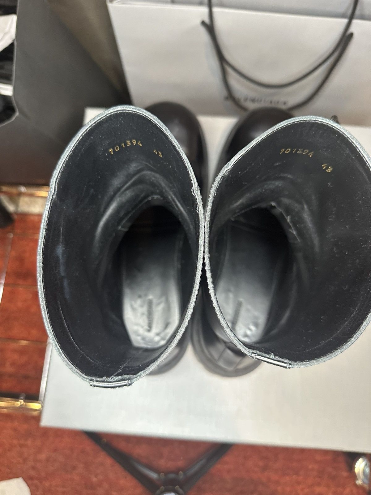 Balenciaga Balenciaga Leather Sergeant Boots Size US 11 / EU 44 - 5 Thumbnail