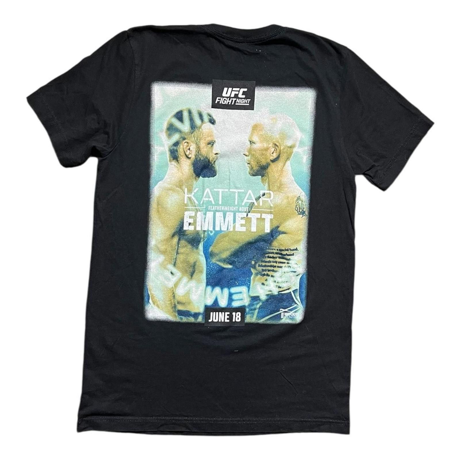 UFC UFC Austin Texas Kattar Vs Emmett Black Short-Sleeve T-shirt Size US M / EU 48-50 / 2 - 1 Thumbnail