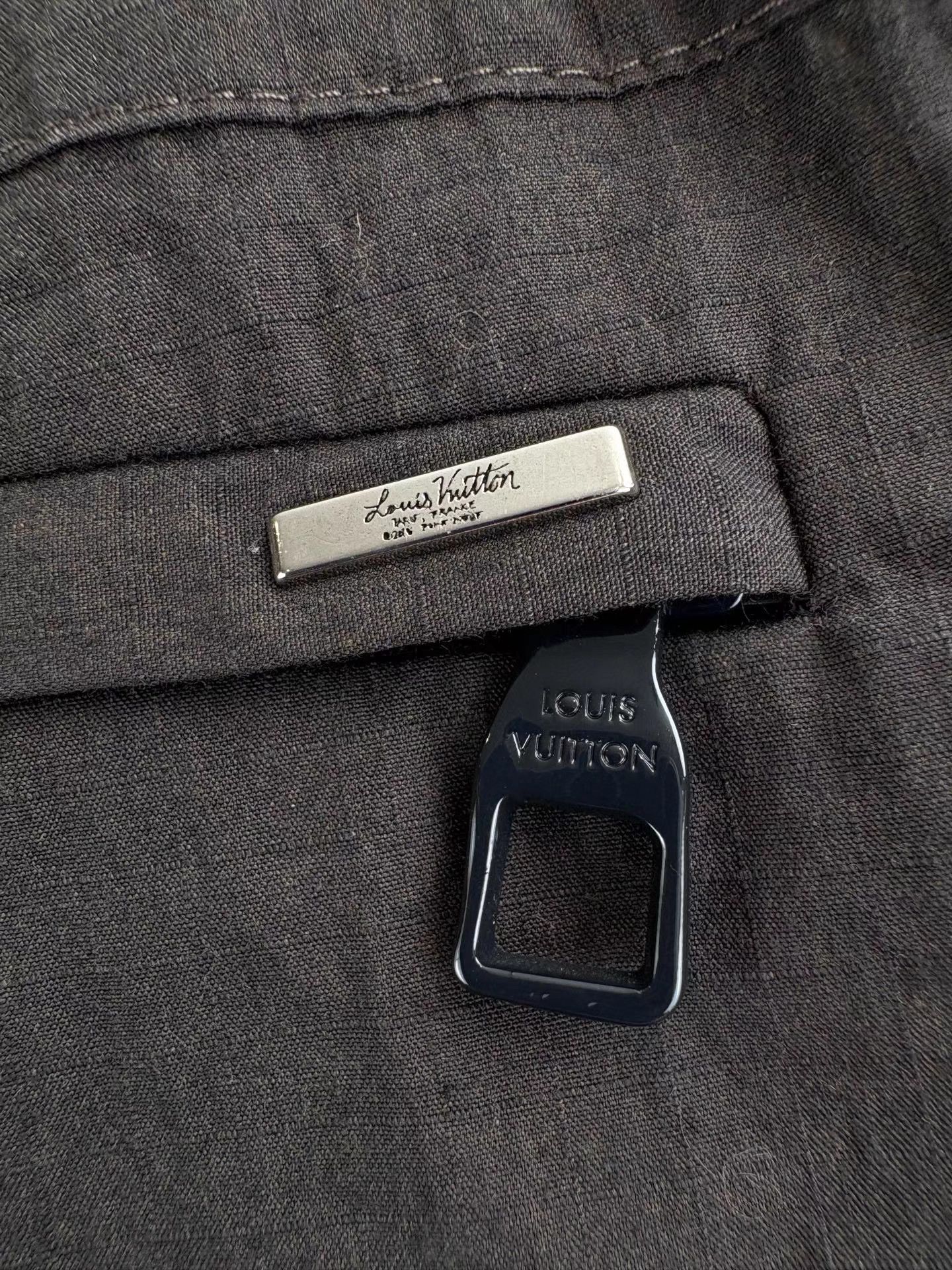Louis Vuitton LOUIS VUITTON LV Belted Heather Gray Pants Size US 30 / EU 46 - 3 Thumbnail