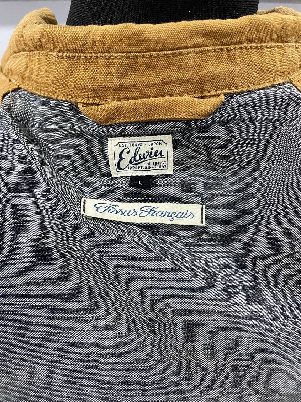 Edwin Edwin Japanese Denim Tailor Jacket Blazer Size L Size 50L - 8 Thumbnail