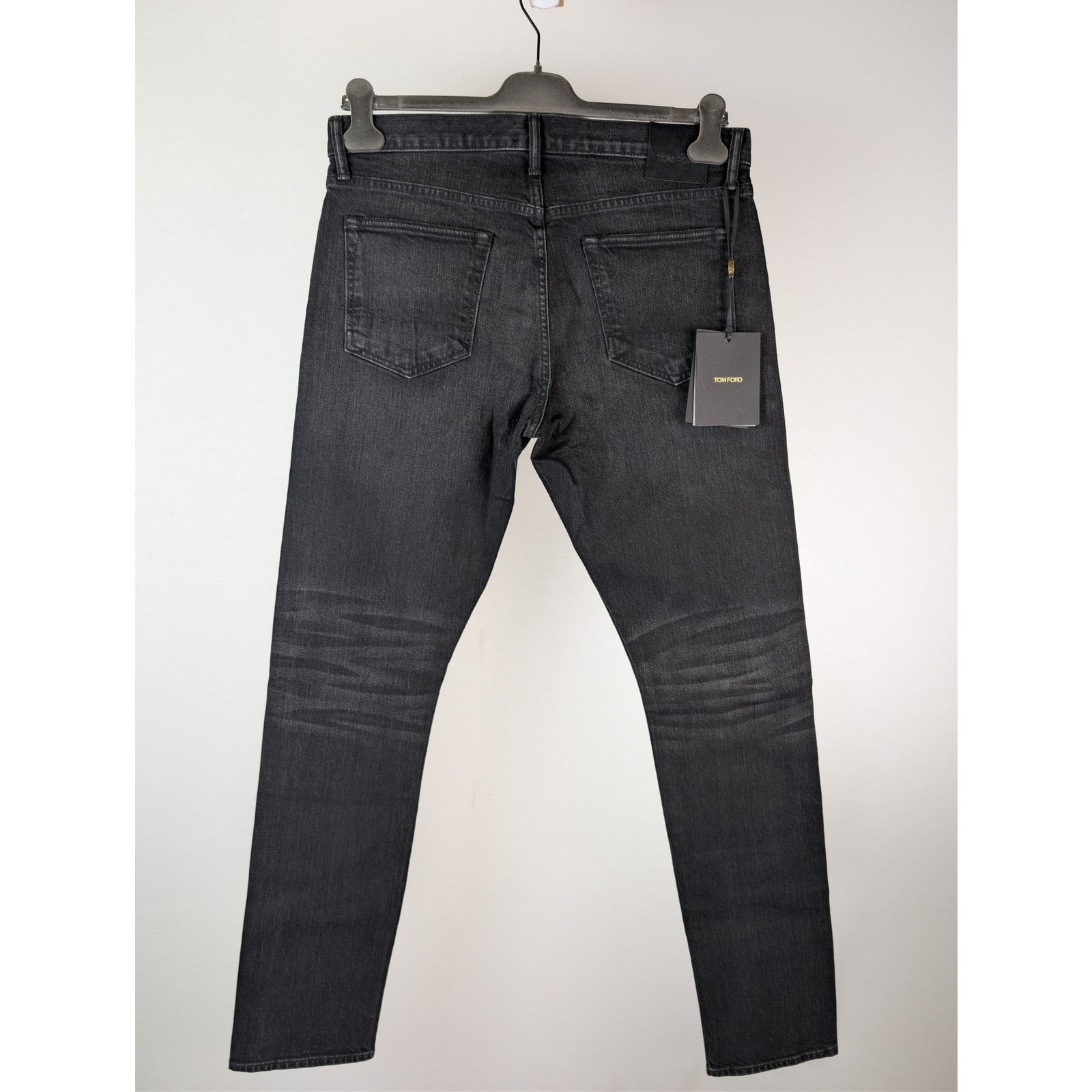 Tom Ford o1rshd1 Slim Fit Denim Jeans in Aged Black Size US 34 / EU 50 - 16 Thumbnail
