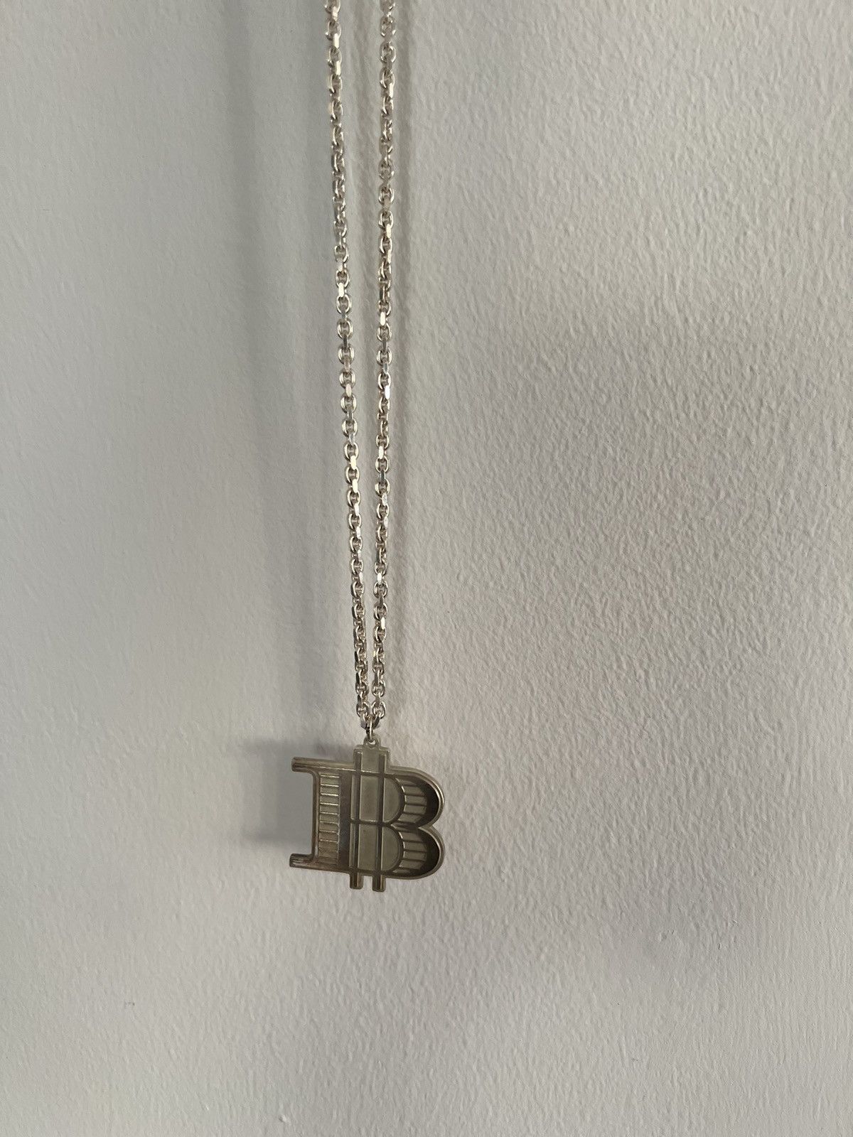 Bape Silver B Necklace Size ONE SIZE - 3 Thumbnail