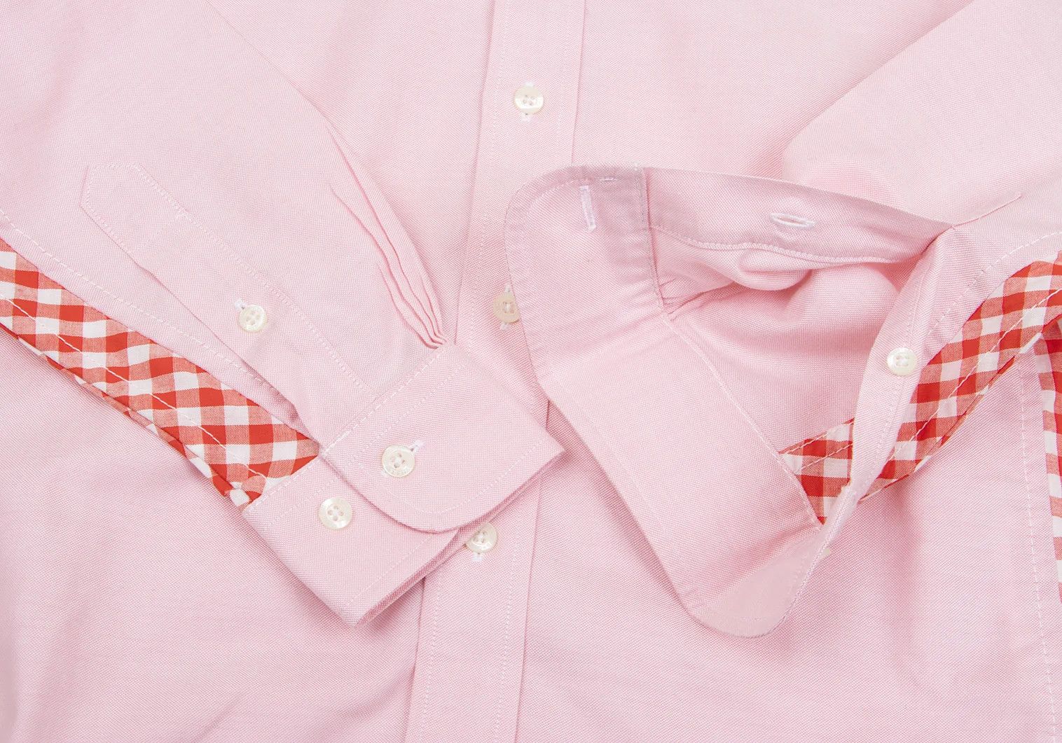 Junya Watanabe Checkered Button Down Shirt in Pink and Others, M Size US M / EU 48-50 / 2 - 8 Thumbnail