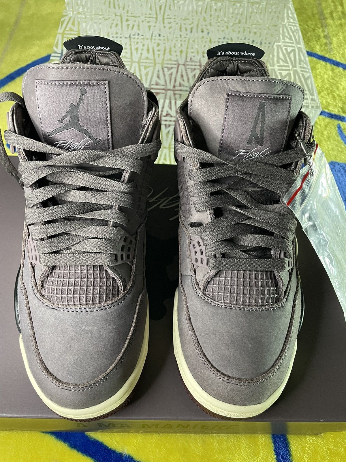 A Ma Maniere × Jordan Brand A ma maniere Jordan 4 Violet Size US 7.5 / EU 40-41 - 4 Thumbnail