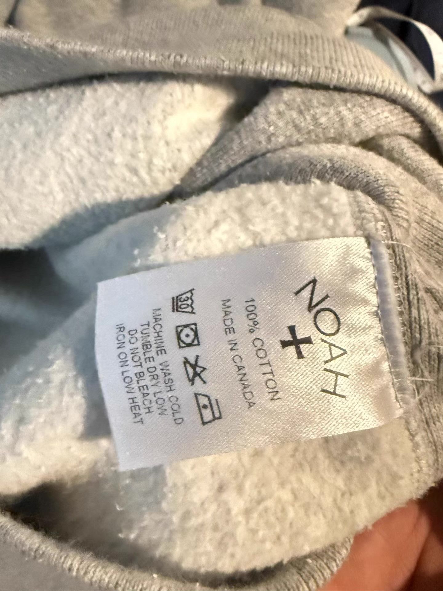 Noah NOAH Core Logo Hoodie Heather Grey hoodie。 Ｑ20 Size US L / EU 52-54 / 3 - 5 Thumbnail
