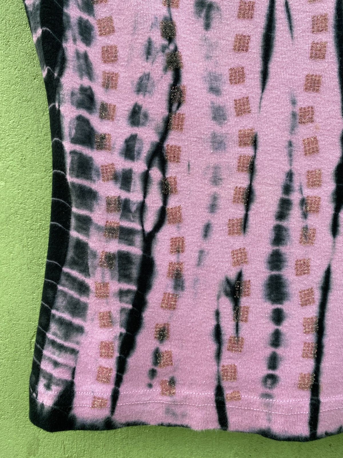 Vintage Jeans ♥️ XOXO Y2K Pink Distressed Grunge Top Made In USA Size S / US 4 / IT 40 - 5 Thumbnail