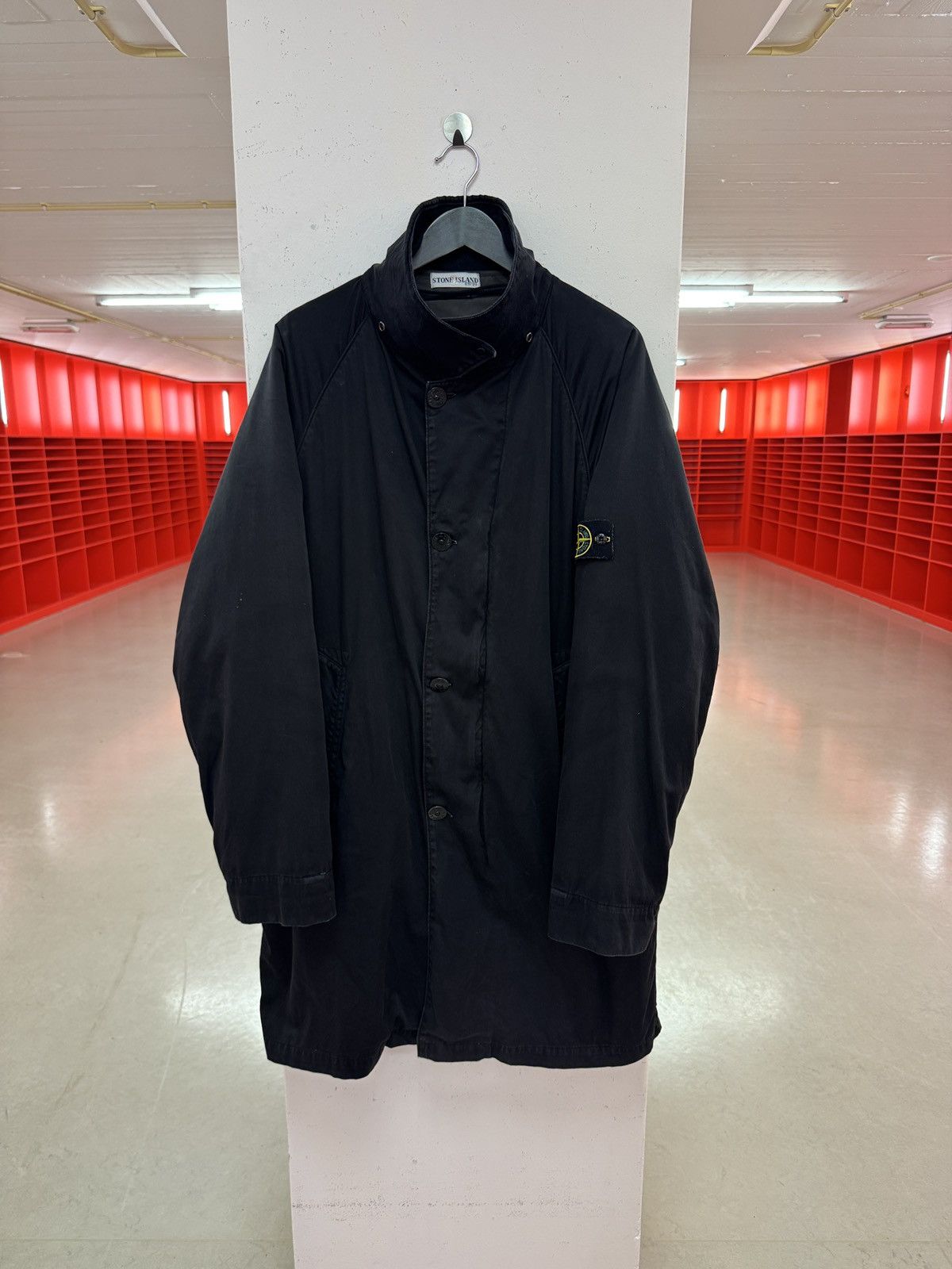 Stone Island Stone Island Raso Gommato dual layer trench coat Size US XL / EU 56 / 4 - 2 Thumbnail