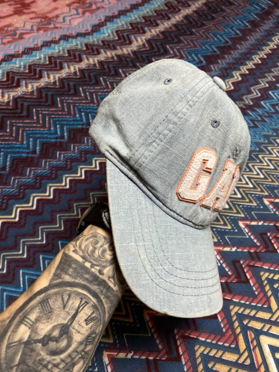 Gap WASHED RED SUN FADED KANYE STYLE GAP CAP HAT Size ONE SIZE - 9 Thumbnail