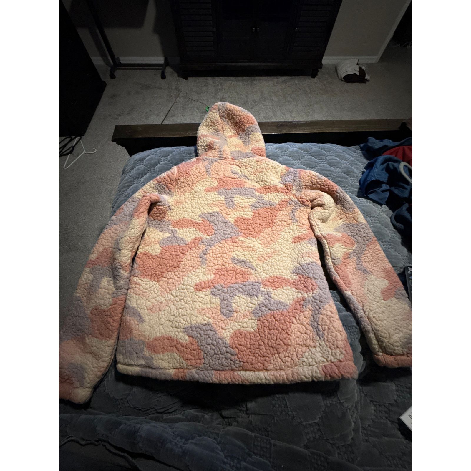Hollister Hollister Sherpa Hoodie Women Pink Fleece Jacket M - G008 Size M / US 6-8 / IT 42-44 - 4 Thumbnail