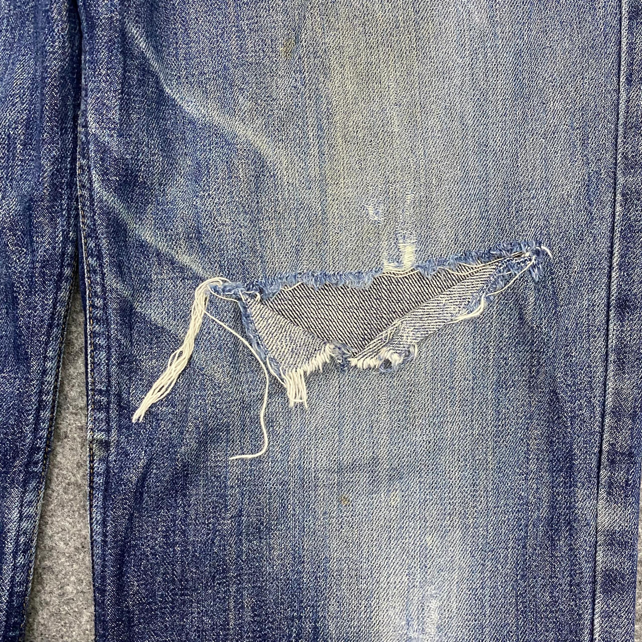 Japanese Brand 💥Vintage Levis 533 Distressed Denim Kurt Cobain Style Size US 34 / EU 50 - 9 Thumbnail