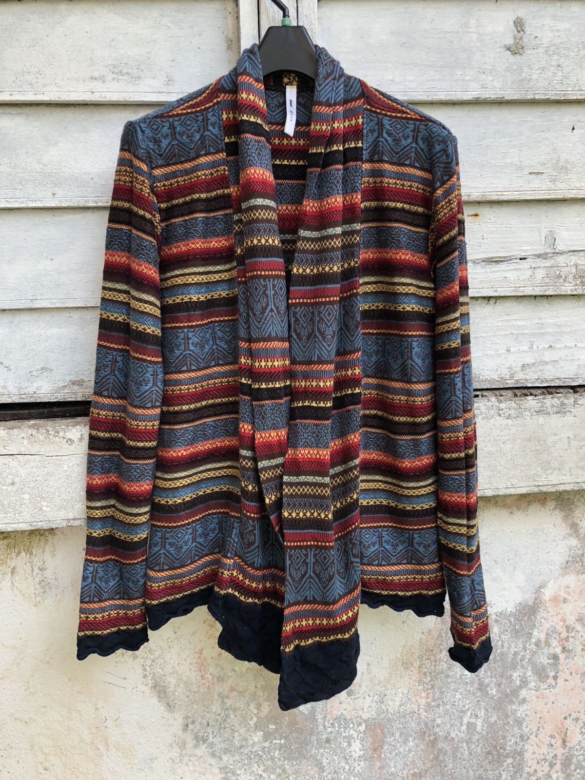 glamb'' Border Shawl Knit Cardigan