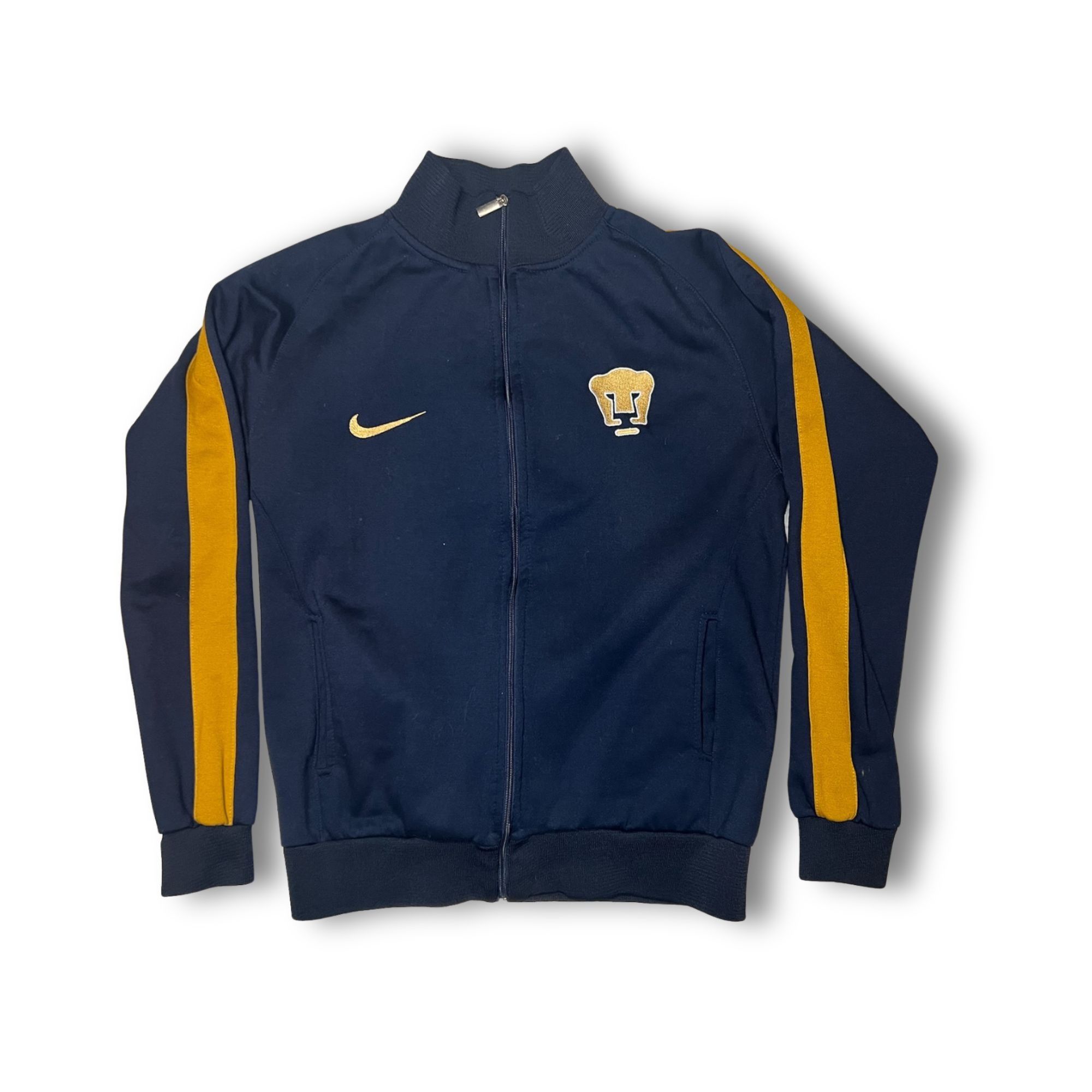 Nike Nike Pumas UNAM Track Jacket Navy/Gold Size M Full-Zip Sport Size US M / EU 48-50 / 2 - 2 Thumbnail