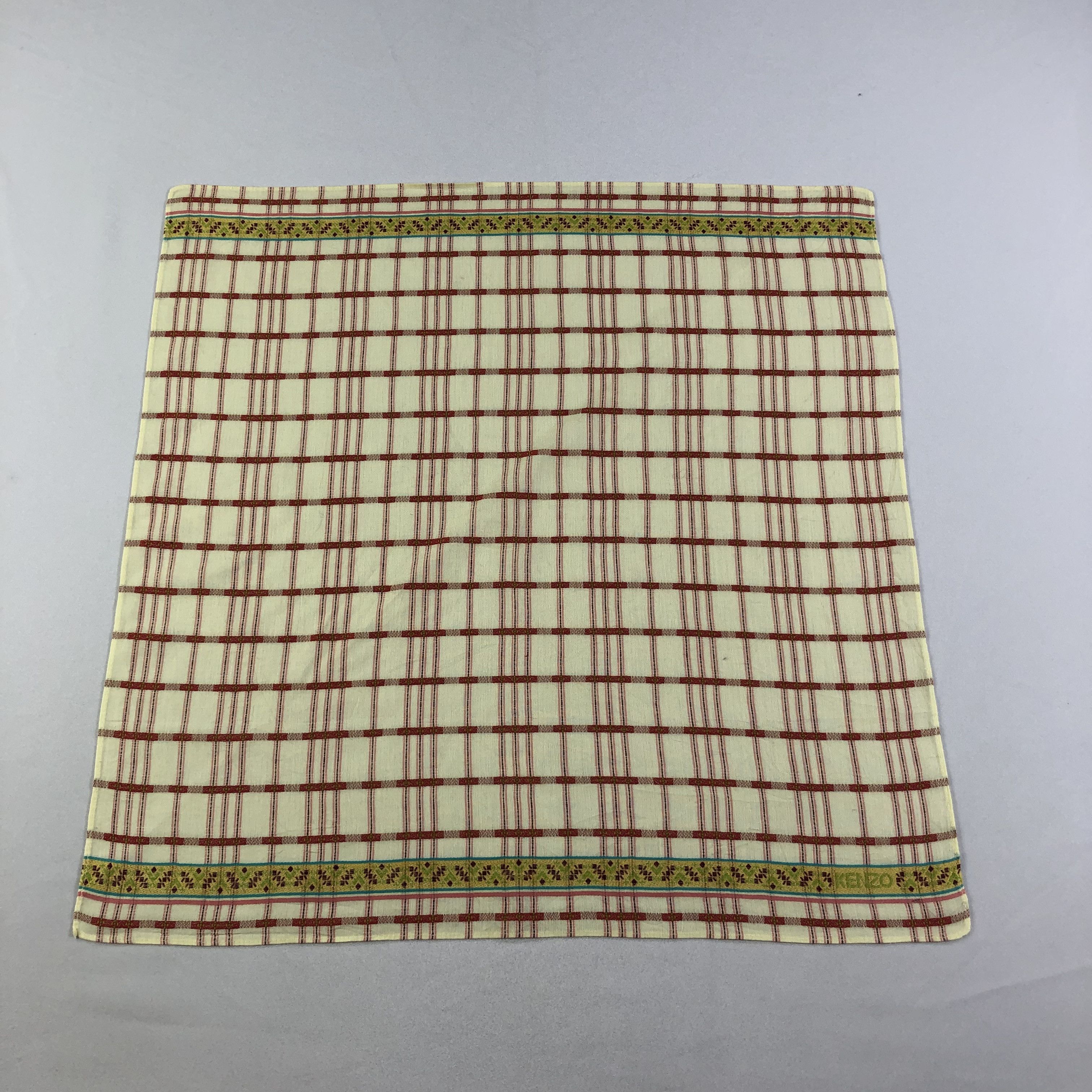 Japanese Brand × Kenzo × Vintage Kenzo Handkerchief Neckerchief Bandana H2019 Size ONE SIZE - 2 Thumbnail