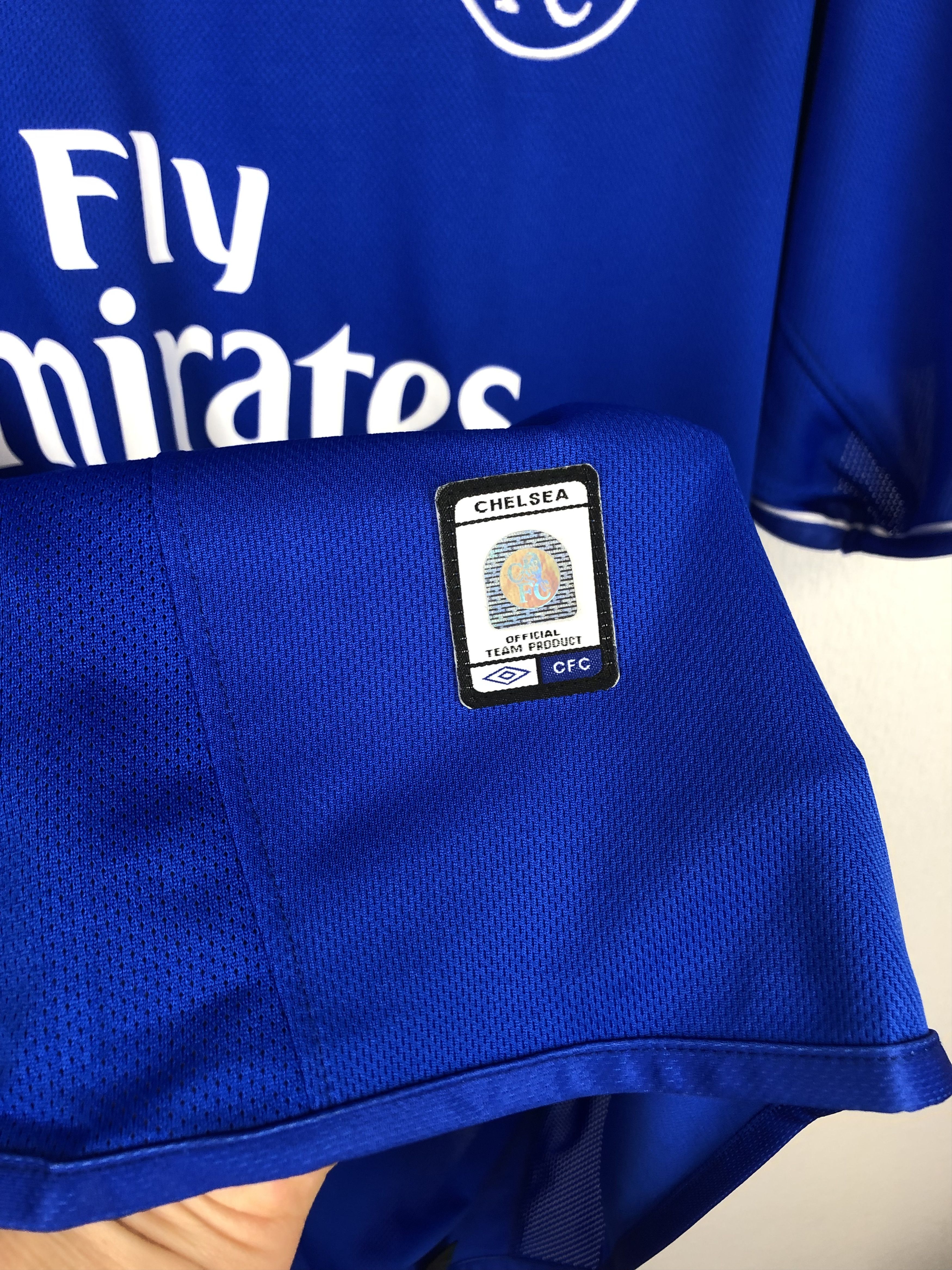 Vintage Chelsea Home football shirt 2003 Soccer Umbro Jersey Trikot Size US XXL / EU 58 / 5 - 4 Thumbnail