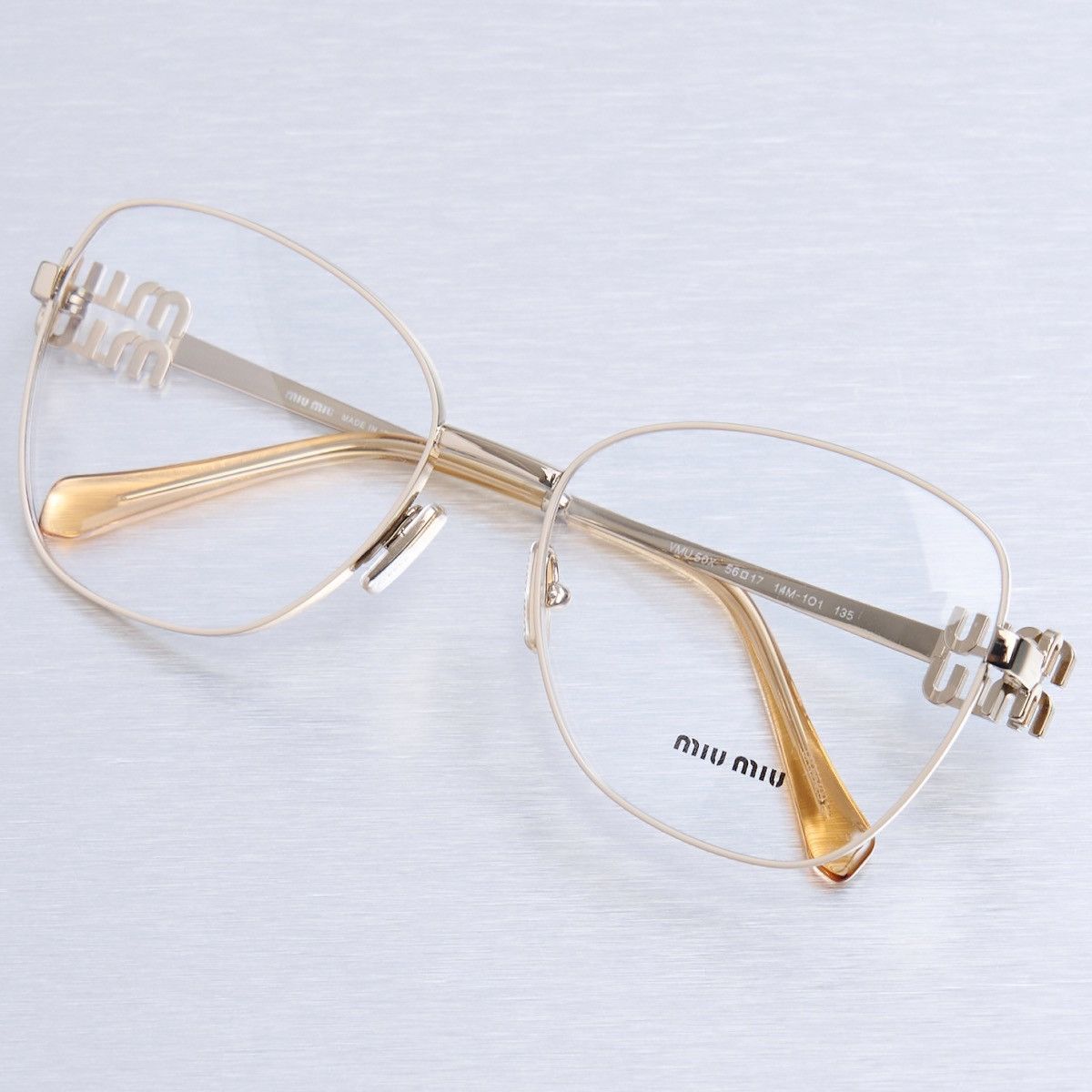 Miu Miu MIU MIU 0MU 50XV 14M1O1 GLASSES Size ONE SIZE - 6 Thumbnail