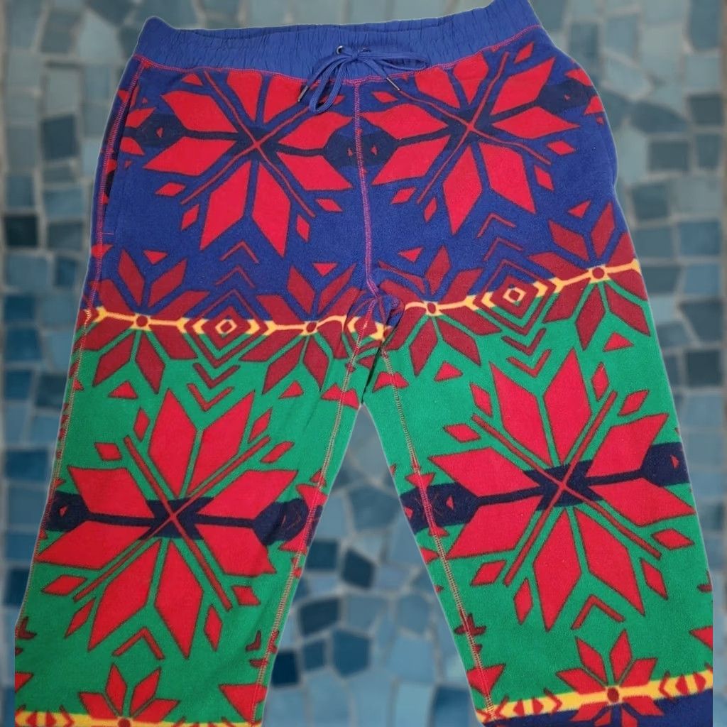 Polo Ralph Lauren Polo Ralph Lauren Holiday Sun Valley Snowflake Multicolor Jogger Pants Men's M Size US M / EU 48-50 / 2 - 1 Thumbnail