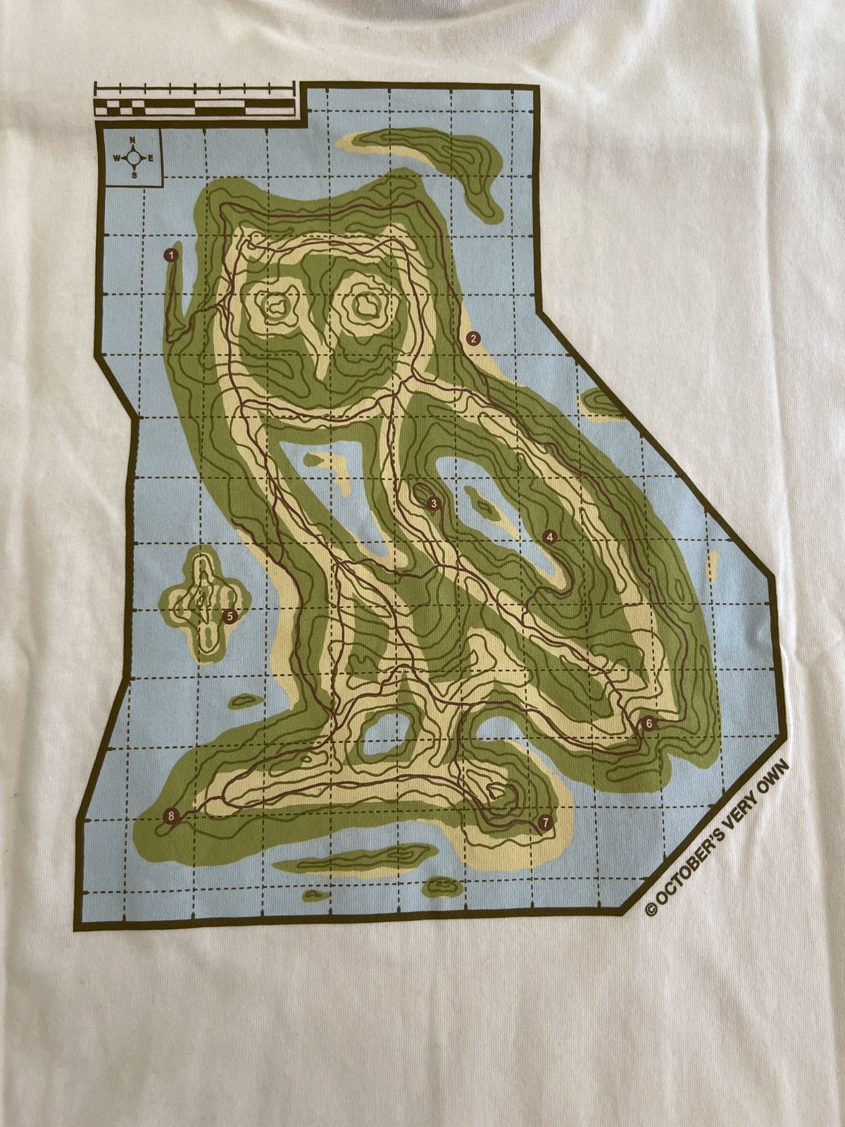 October's Very Own OVO *MAP* TEE - BNWT Size US L / EU 52-54 / 3 - 2 Thumbnail