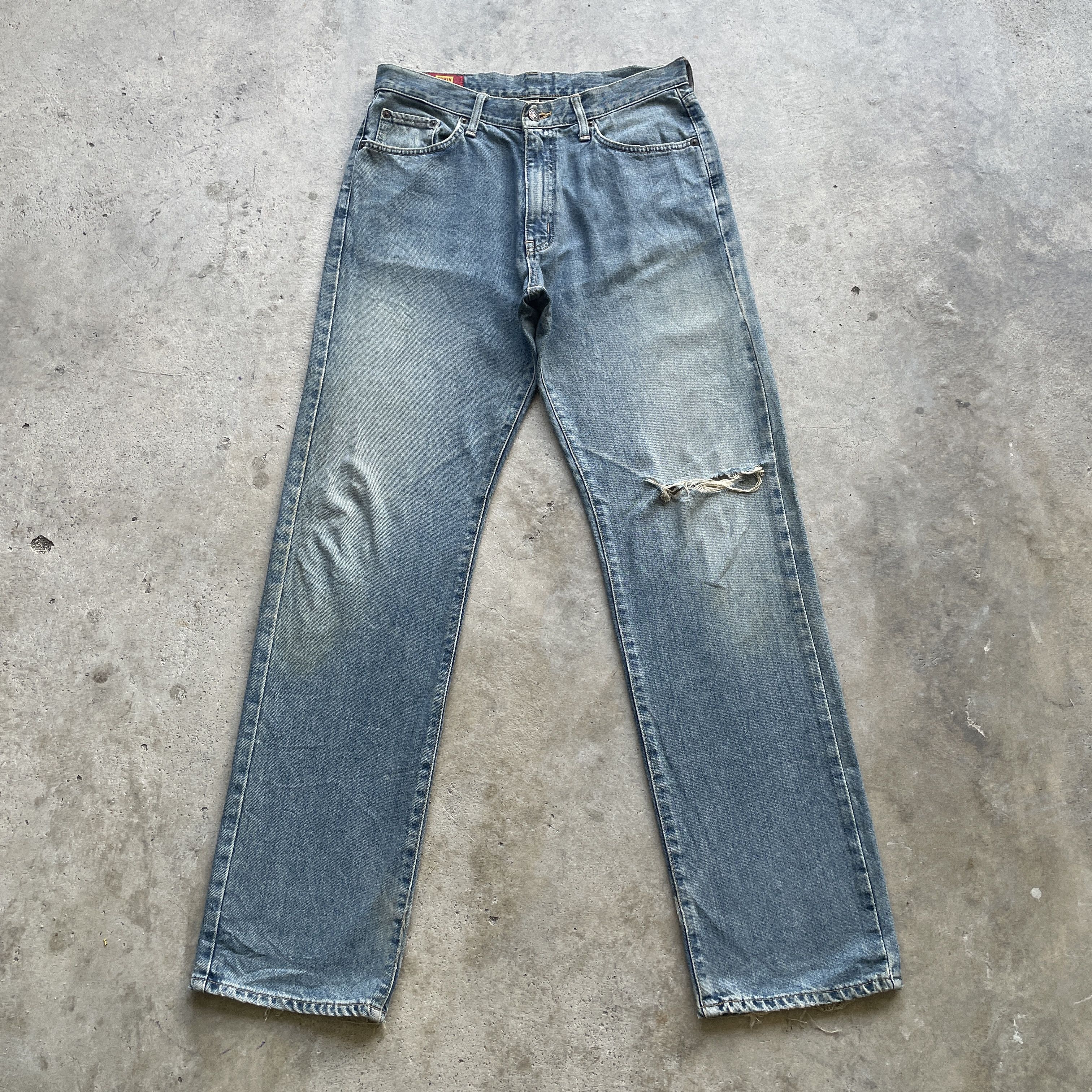 Edwin Vintage Edwin 604 Us Classic Faded Jeans Distressed Pants Size US 32 / EU 48 - 2 Thumbnail