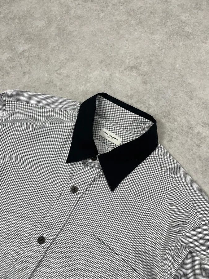 Dries Van Noten Dries Van Noten Checkered Black & White Shirt Size US M / EU 48-50 / 2 - 5 Thumbnail