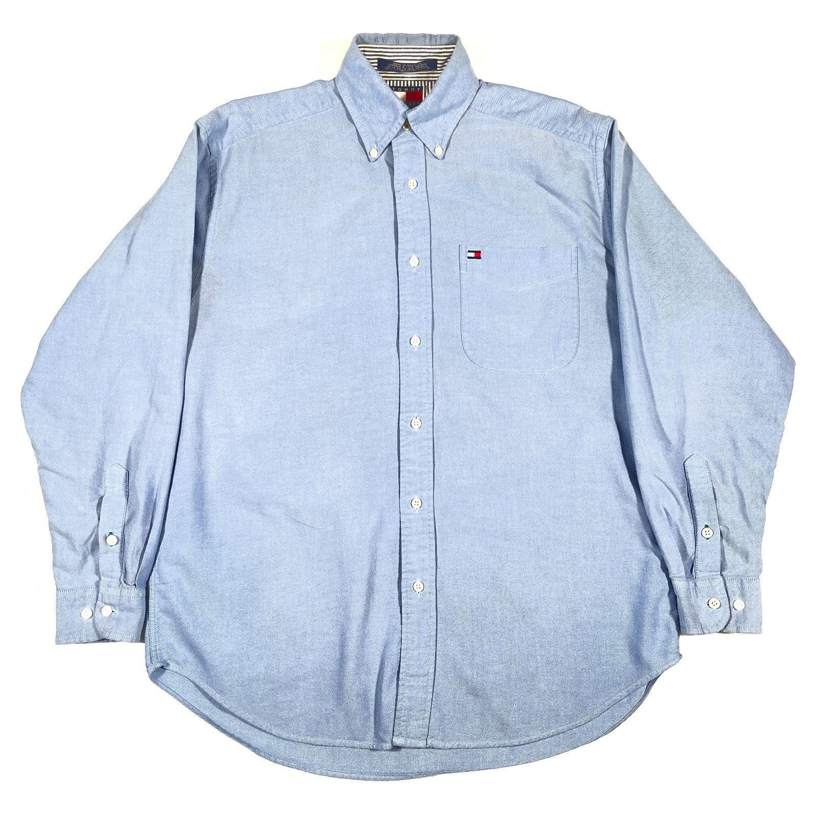 Tommy Hilfiger Tommy Hilfiger blue classic fit button-down oxford Shirt Size US S / EU 44-46 / 1 - 1 Thumbnail