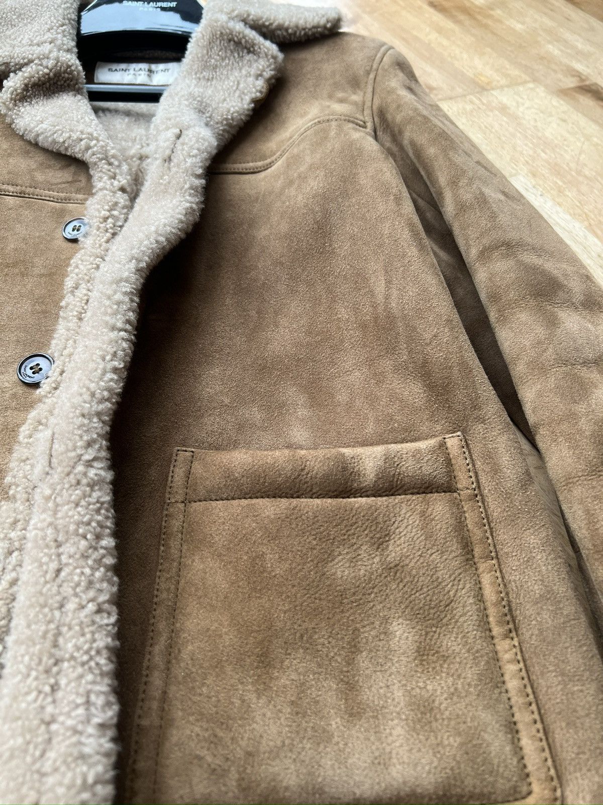 Saint Laurent Paris Saint Laurent FW16 Shearling Rancher Jacket - SZ 44 Size US S / EU 44-46 / 1 - 5 Thumbnail