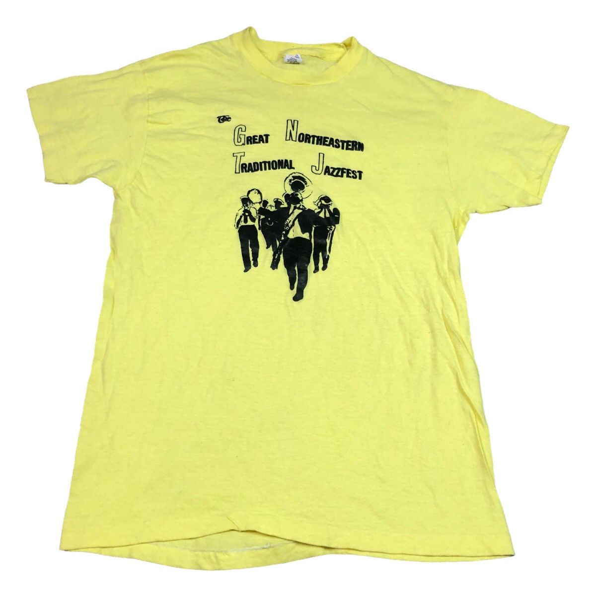 Band Tees × Hanes × Vintage 1970s The Great Northeastern Traditional Jazzfest Shirt Size US M / EU 48-50 / 2 - 1 Thumbnail