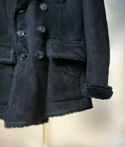 Tom Ford o1sm1stk0824 Suede Shearling Low Cut Double Mustang Jacket Size US M / EU 48-50 / 2 - 4 Thumbnail