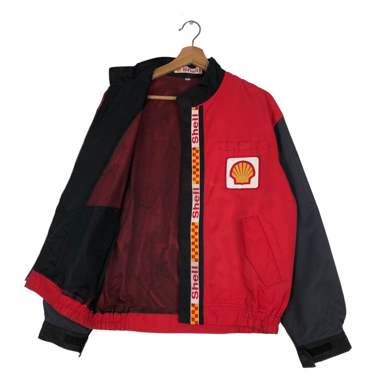 Japanese Brand 🔥Vintage Bomber Jacket Shell Racing Formula 1 Racing Size US L / EU 52-54 / 3 - 11 Thumbnail