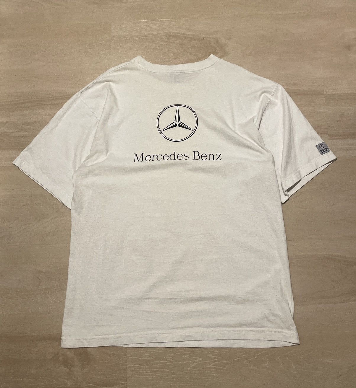 Mercedes-Benz Vintage Mercedes-Benz double sided T-shirt Size US XL / EU 56 / 4 - 3 Thumbnail