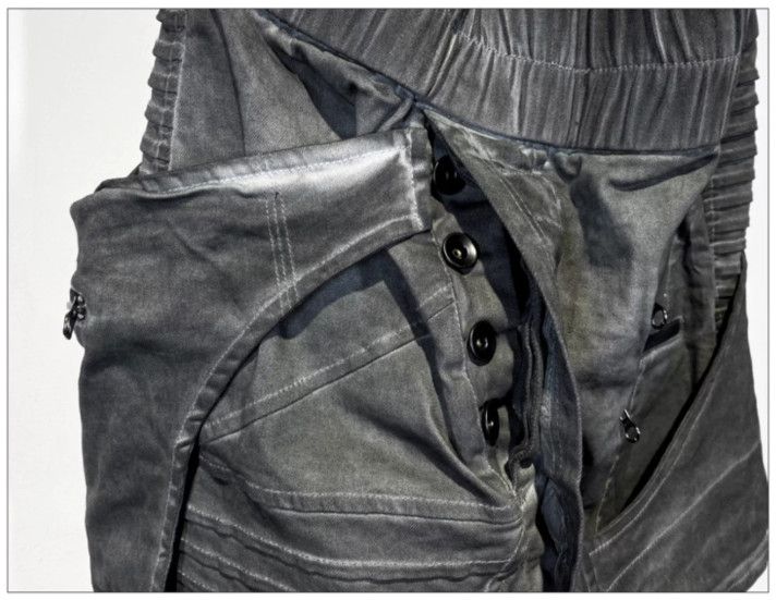 Other DRKLAC Panel Dune Black Jogger Pants Demobaza Style Size US 34 / EU 50 - 6 Thumbnail