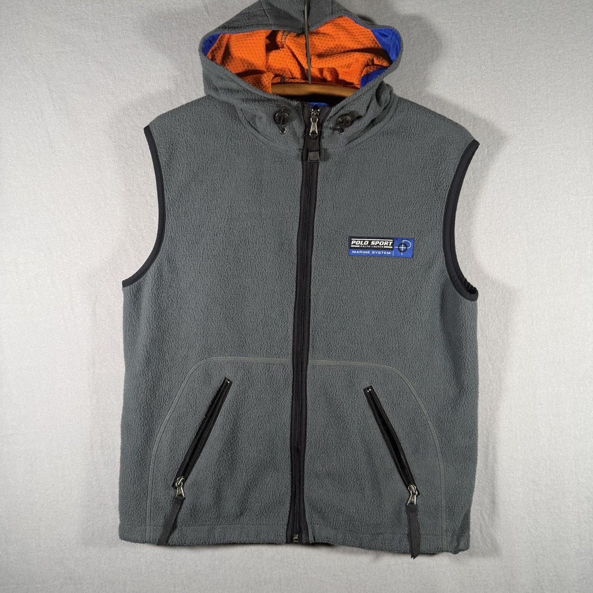 Polo Ralph Lauren Polo Sport Ralph Lauren Vest Men's M Gray Marine Systems Size US M / EU 48-50 / 2 - 1 Thumbnail