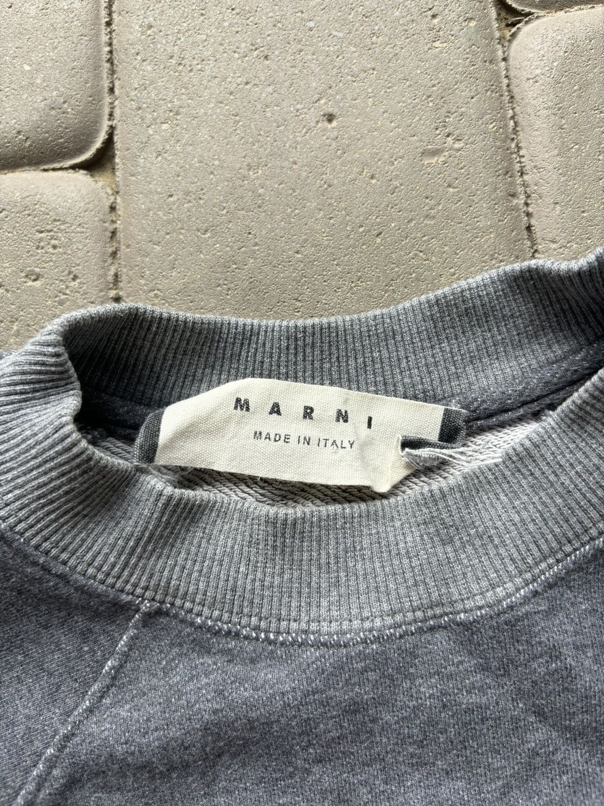 Marni Marni crewneck grey vintage retro sweater Size M / US 6-8 / IT 42-44 - 3 Thumbnail