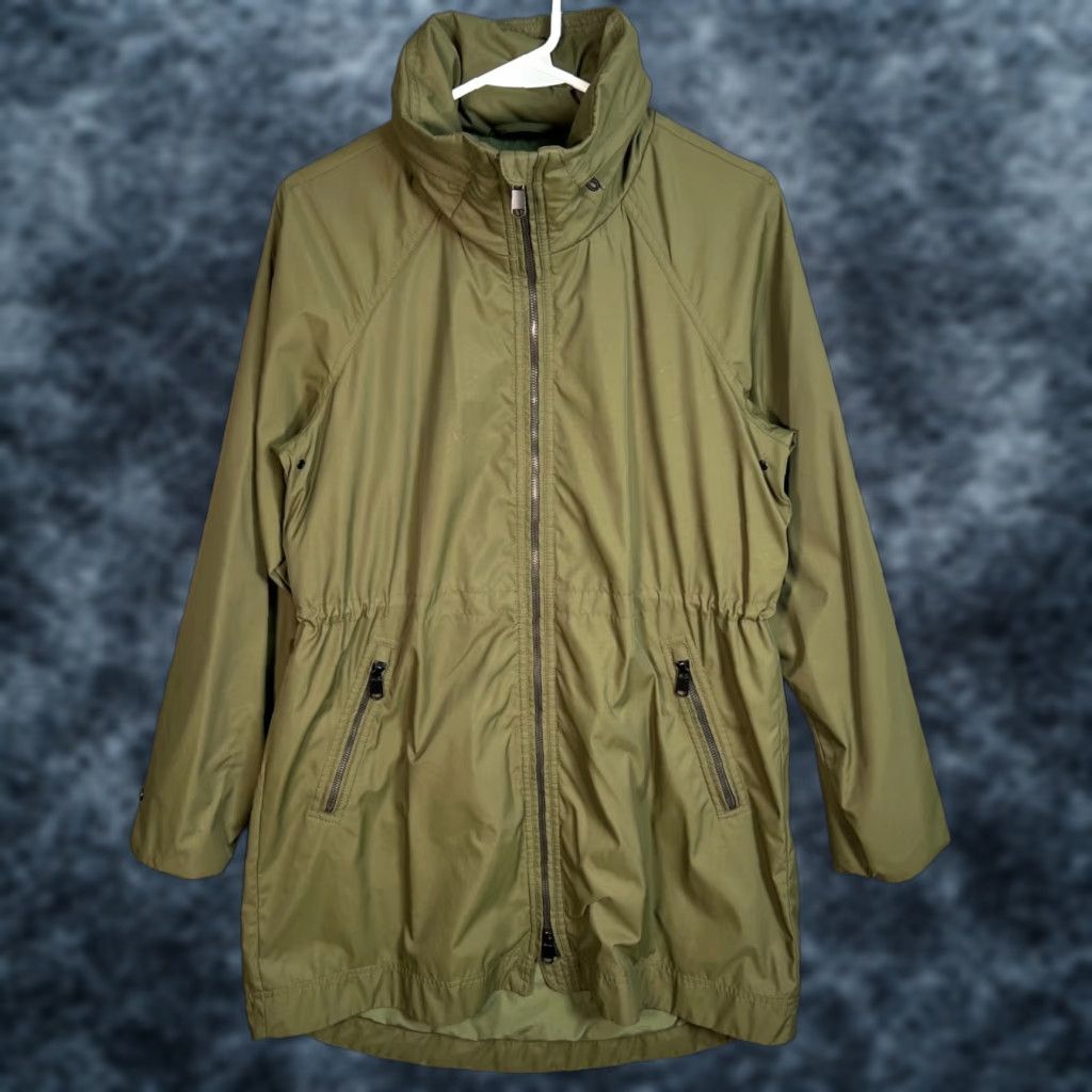 Aritzia Babaton Olive Green Parka Jacket Womens XS Hooded Casual Winter