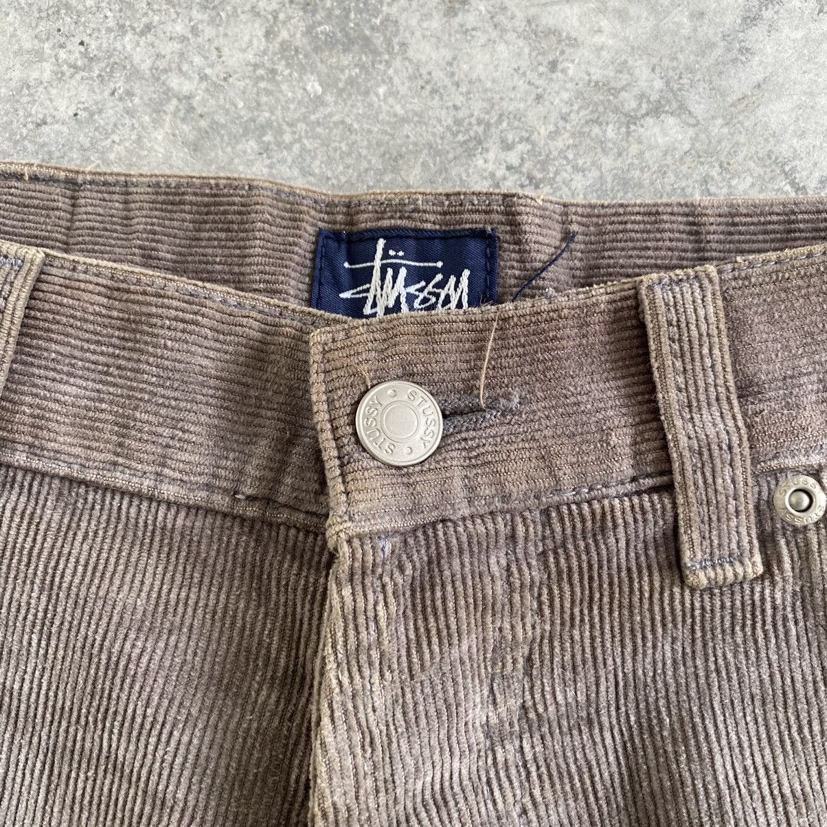 Stussy VTG 90’s Stussy Faded Brown Baggy Corduroy Jeans Size US 33 - 8 Thumbnail