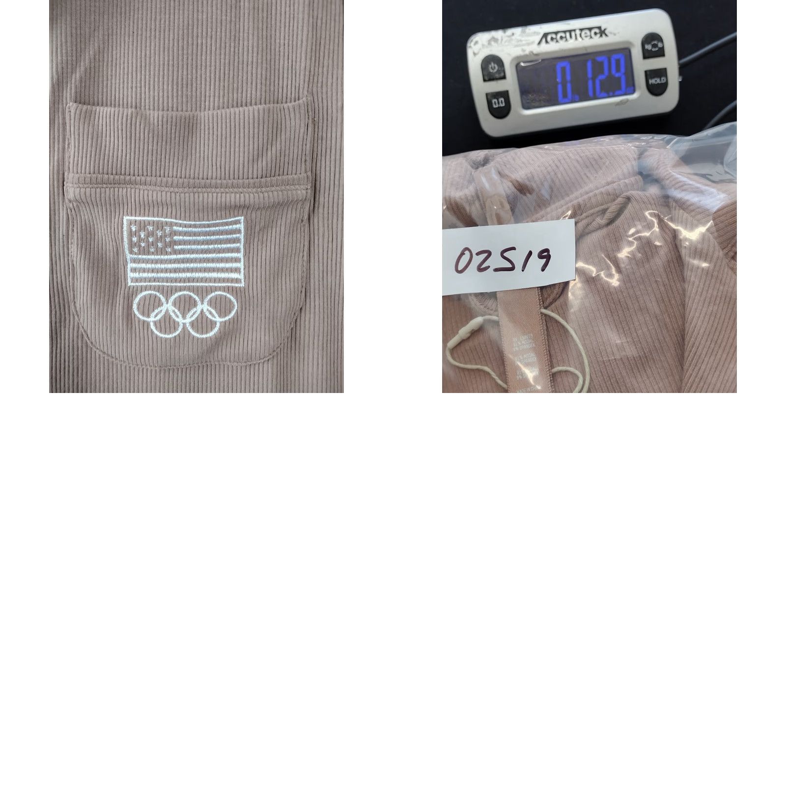 SKIMS SKIMS Women's Team USA Pajama Top Color Sienna Ribbed Size M AP-SET-1039 Size M / US 6-8 / IT 42-44 - 9 Thumbnail