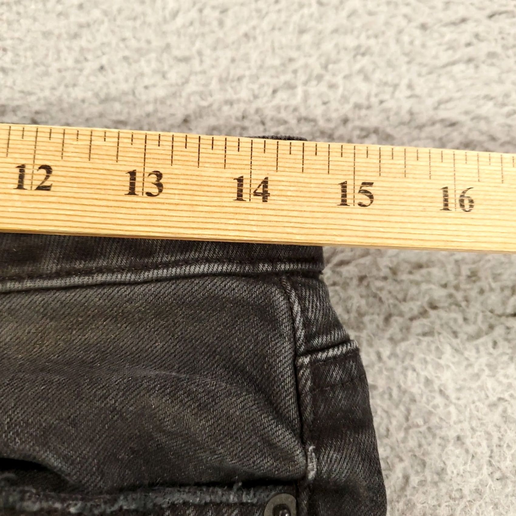 Vintage We the Free CRVY Jeans Womens 27 Black Denim Flare Boot Boho Jeans Spring Fall Summer Winter 5-Pocket Womens Mens Girls Size 27" / US 4 / IT 40 - 2 Thumbnail