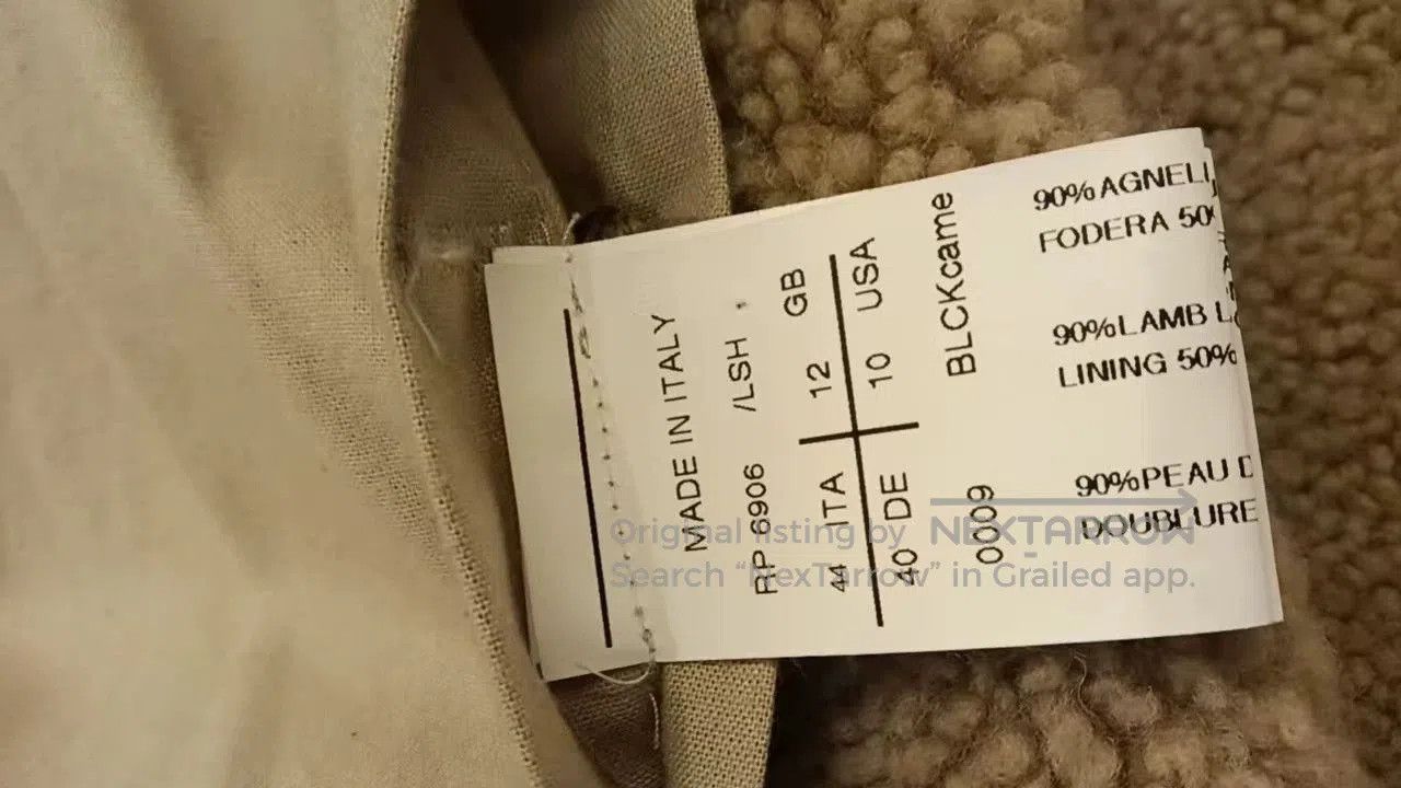 Rick Owens Brown Leather Coat with Shearling Collar XS. Size US XS / EU 42 / 0 - 6 Thumbnail