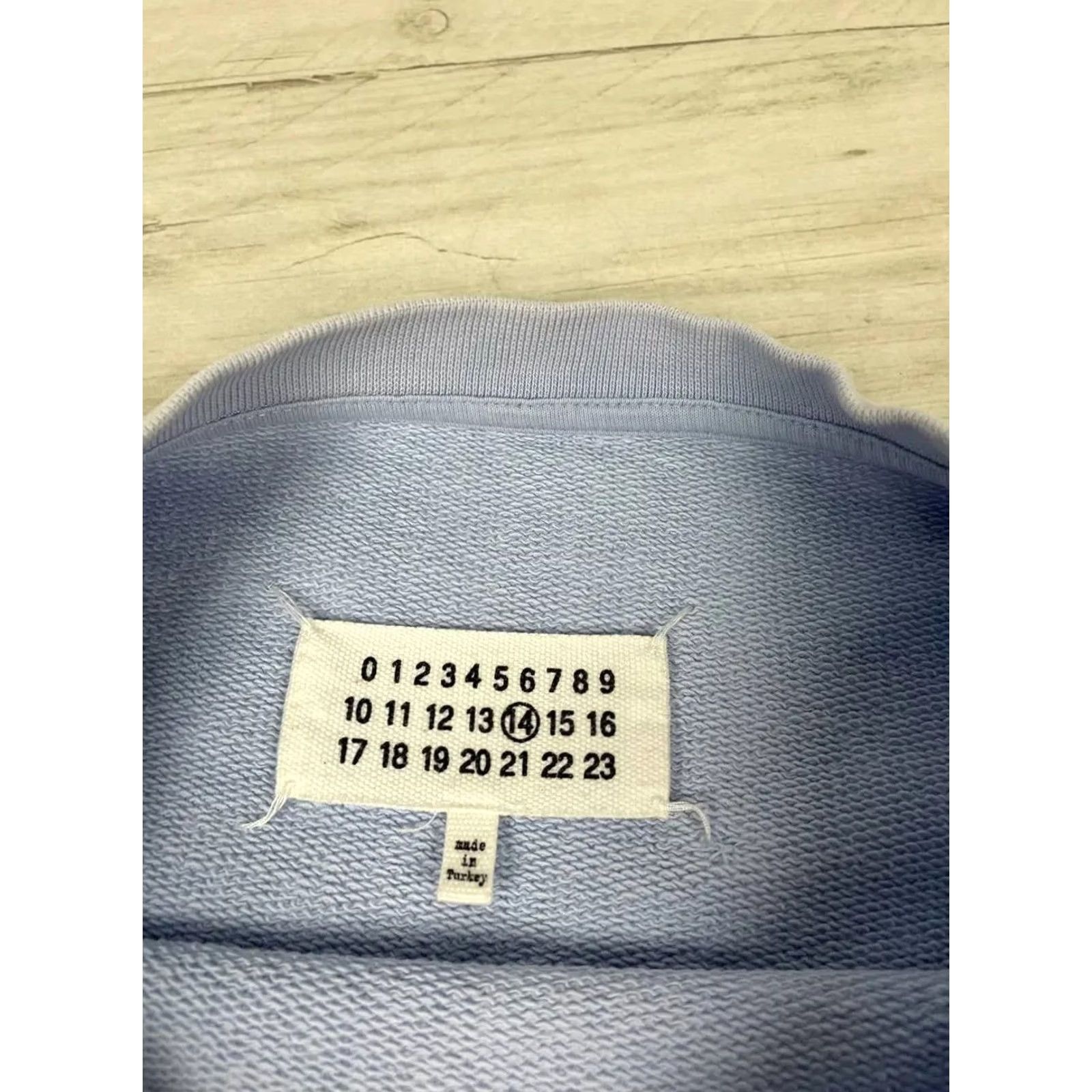Maison Margiela Maison Margiela Sweatshirt Mens Sz M blue Logo Crew Neck Pullover Cotton Vintage: No Size US M / EU 48-50 / 2 - 6 Thumbnail