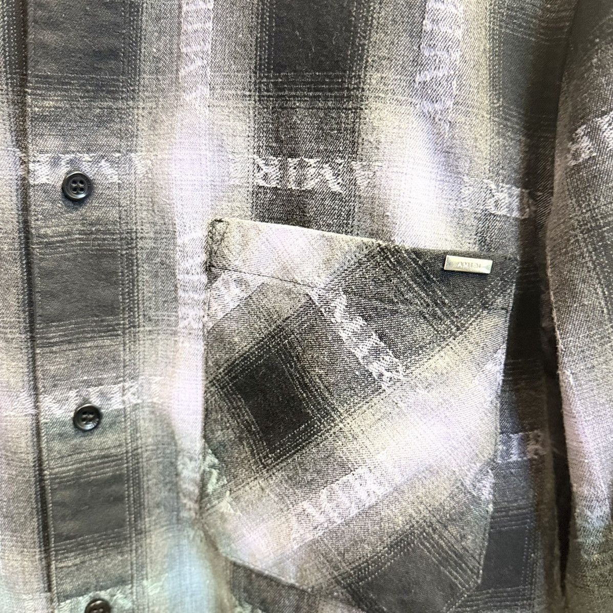 Amiri Amiri Plaid Logo Shirt Size US S / EU 44-46 / 1 - 2 Thumbnail