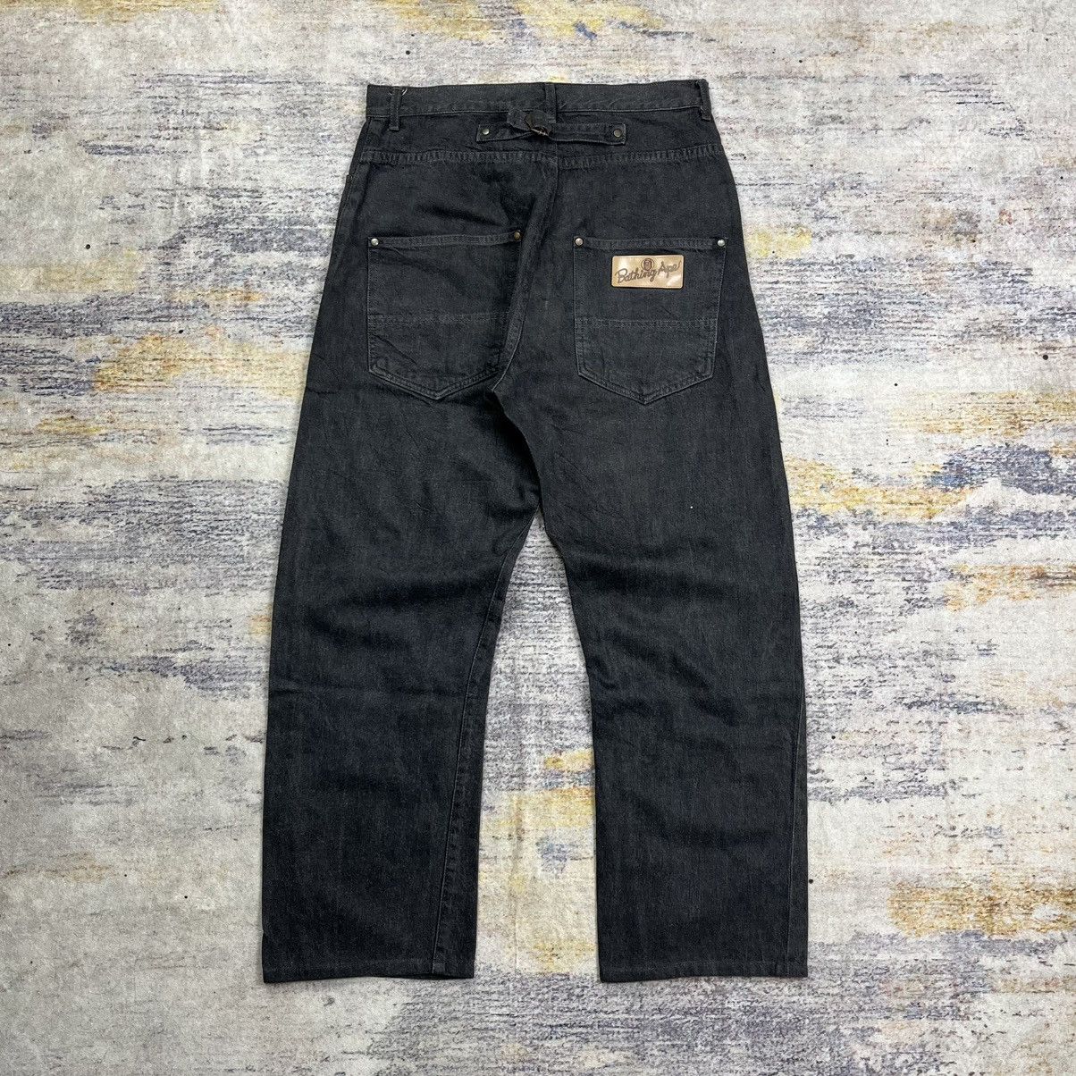Bape Vintage Bape buckle back loose fit jeans Size US 30 / EU 46 - 1 Thumbnail