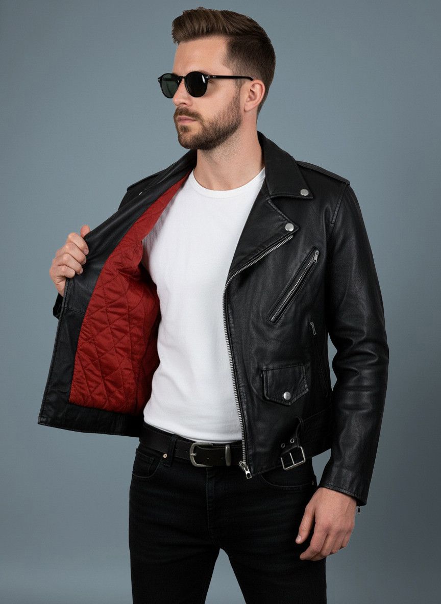 Vintage Rare Vintage 70s Italian Leather Biker Motorcycle Jacket XL Size US XL / EU 56 / 4 - 1 Thumbnail