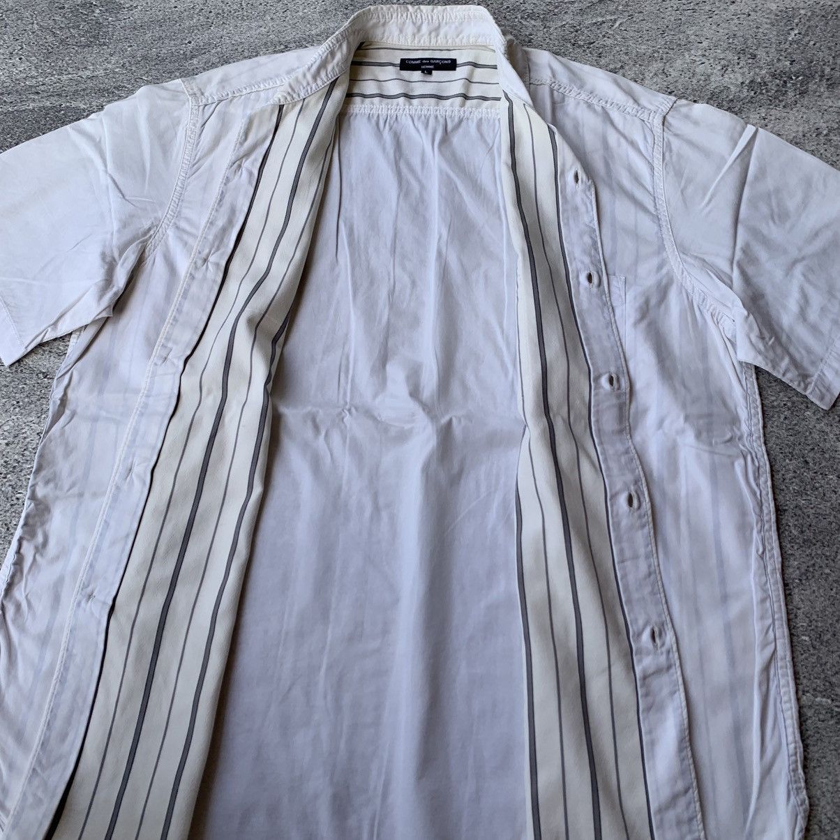 Comme des Garcons Homme Comme des Garcons Homme Striped Shirts Size US L / EU 52-54 / 3 - 4 Thumbnail