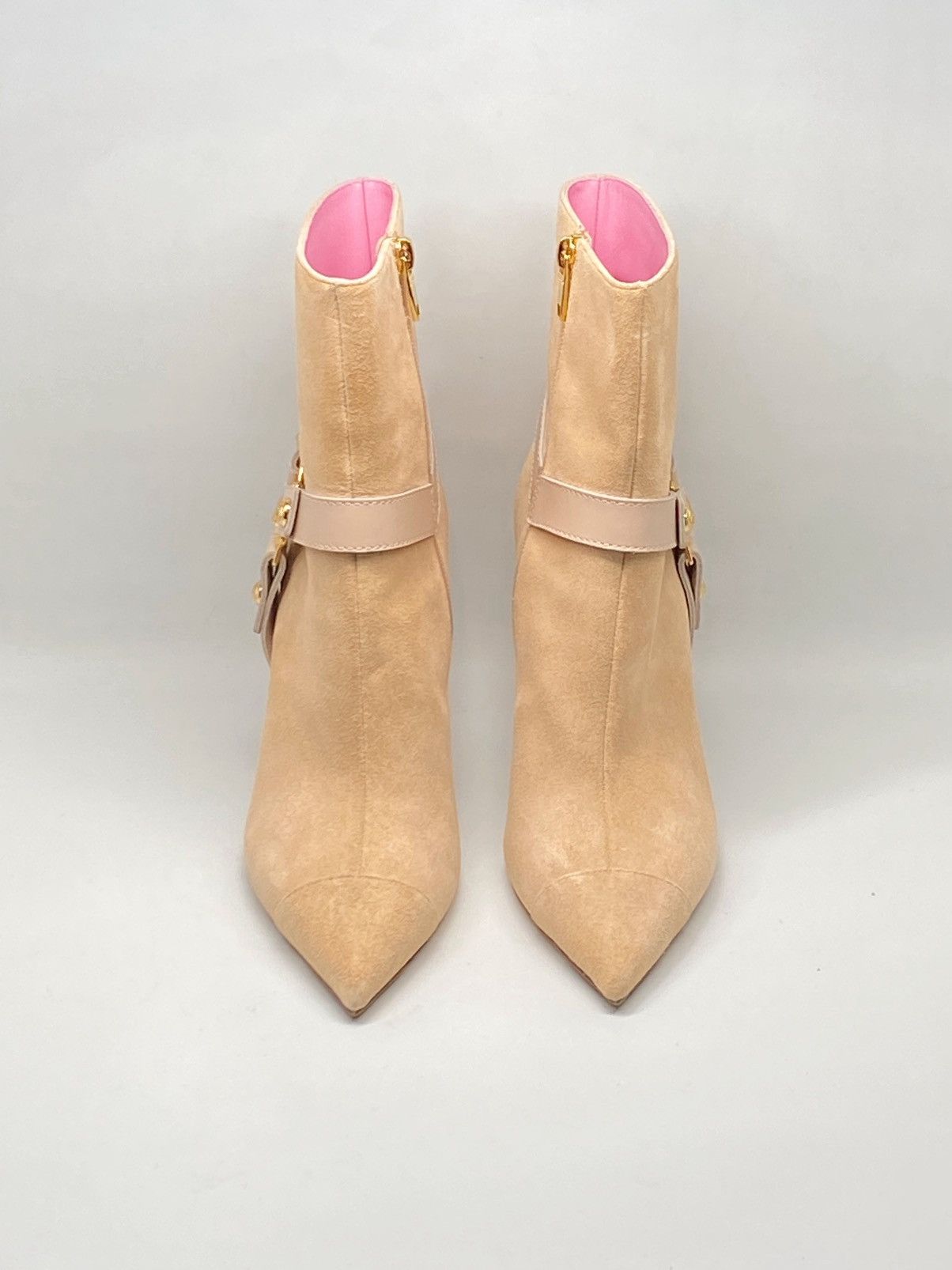 Balmain Balmain Eva 95MM Suede Ankle Boots size 37 Size US 7 / IT 37 - 2 Thumbnail