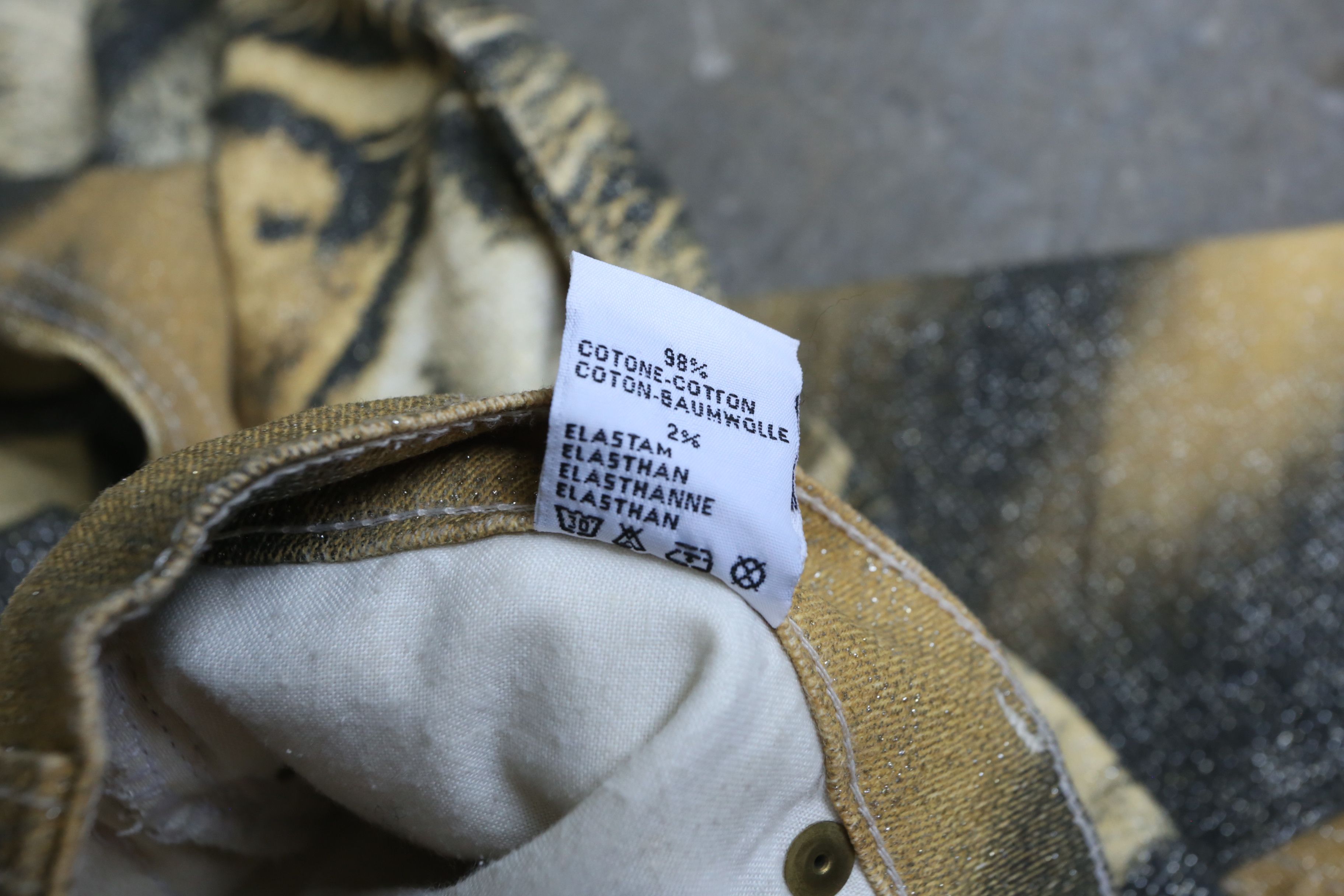Roberto Cavalli Roberto Cavalli - F/W 00 - Tiger Glitter Denim Jean Size US 30 / EU 46 - 6 Thumbnail
