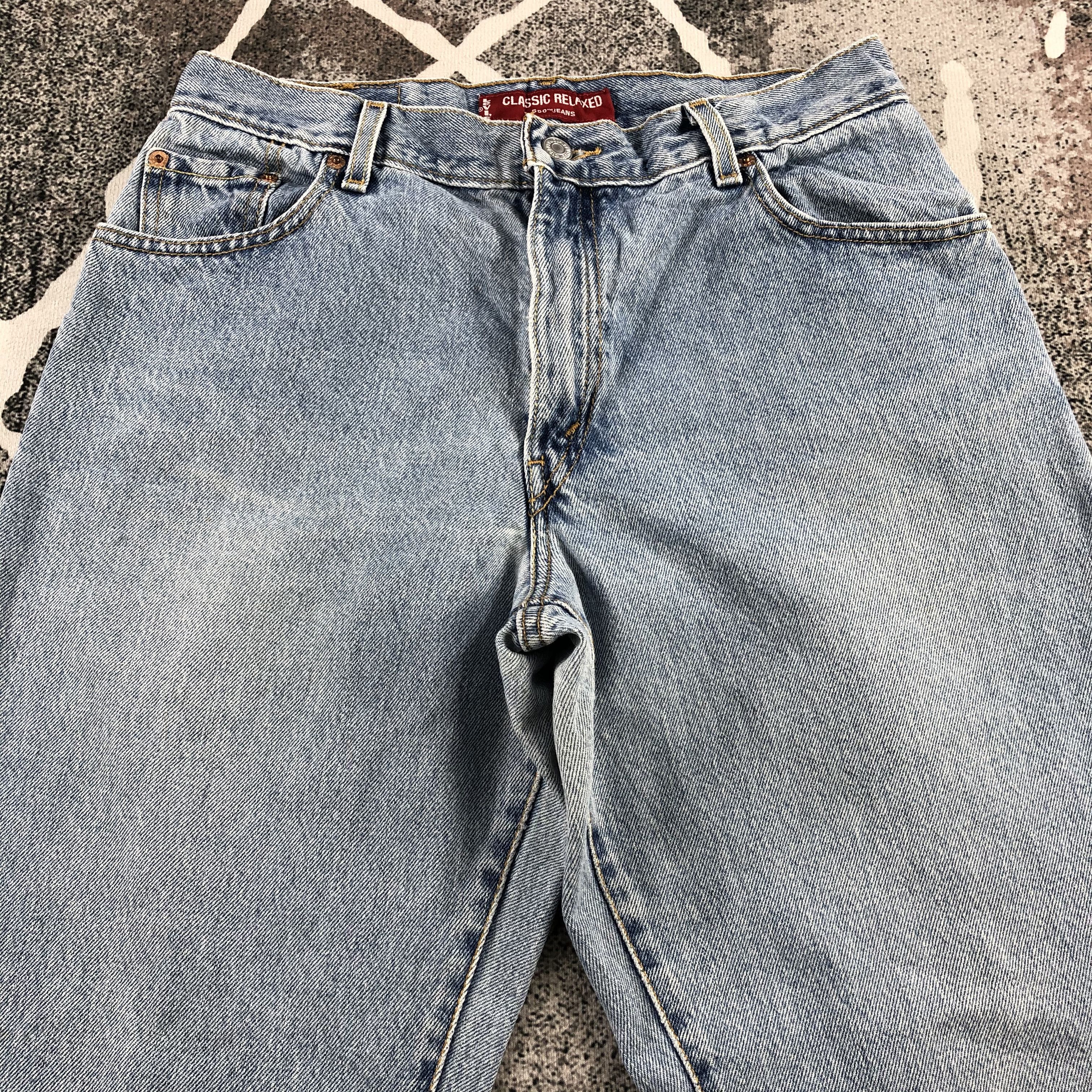 Levi's Vintage Levis 550 Jeans Medium Wash Denim KJ876 Size 31" - 3 Thumbnail