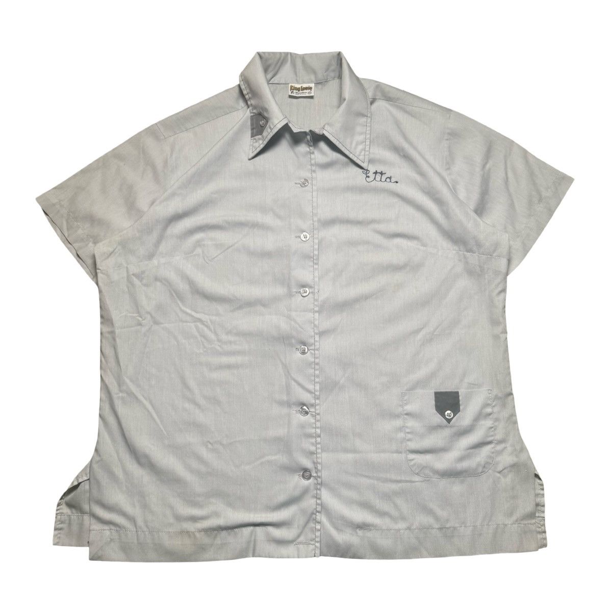 Other Vintage 80s’s Chain Stitch Bowling Shirt Champions Etta 42 Size L / US 10 / IT 46 - 1 Thumbnail