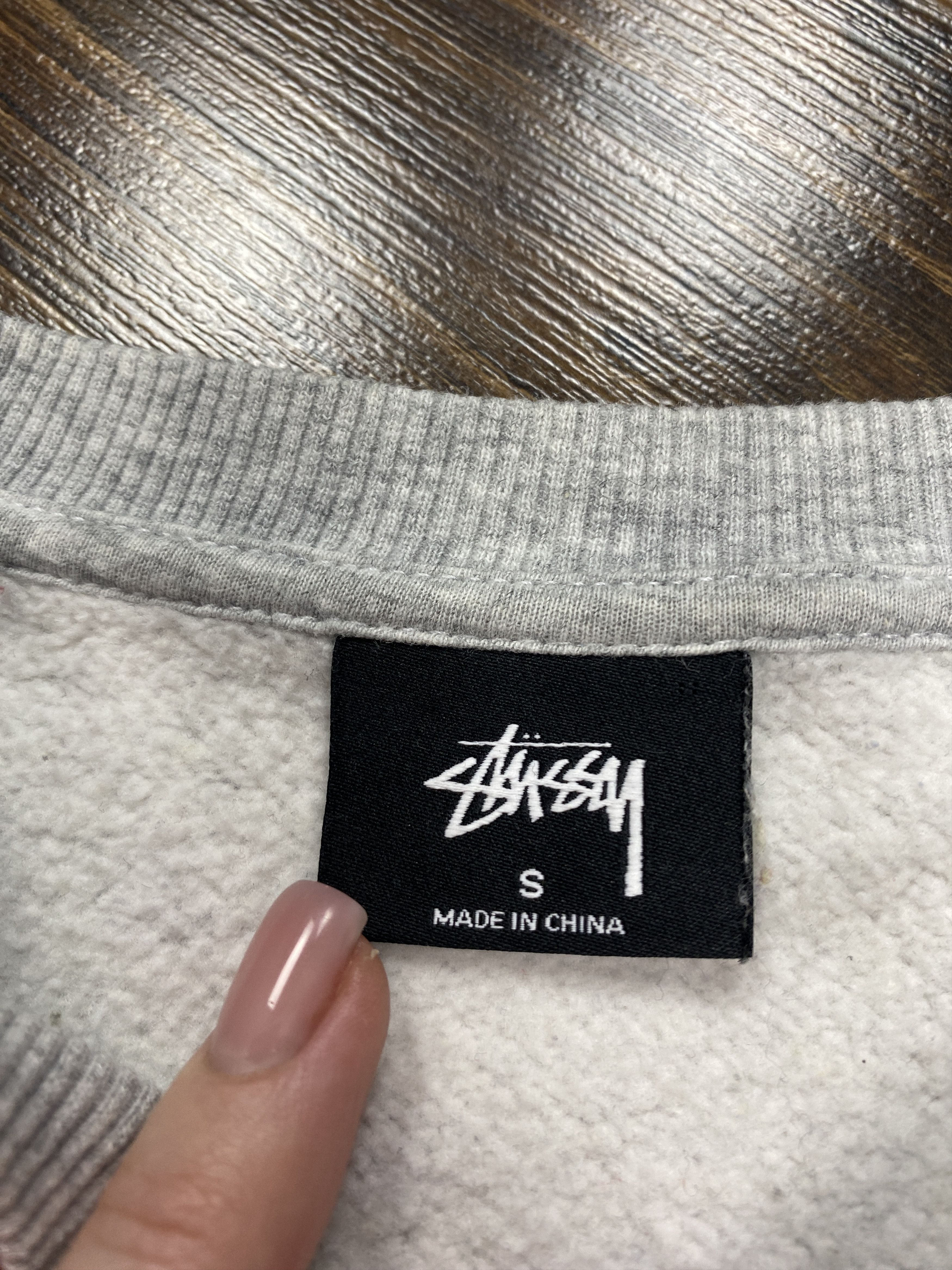 Stussy × Vintage Stussy mens crew neck sweatshirt Size US S / EU 44-46 / 1 - 4 Thumbnail